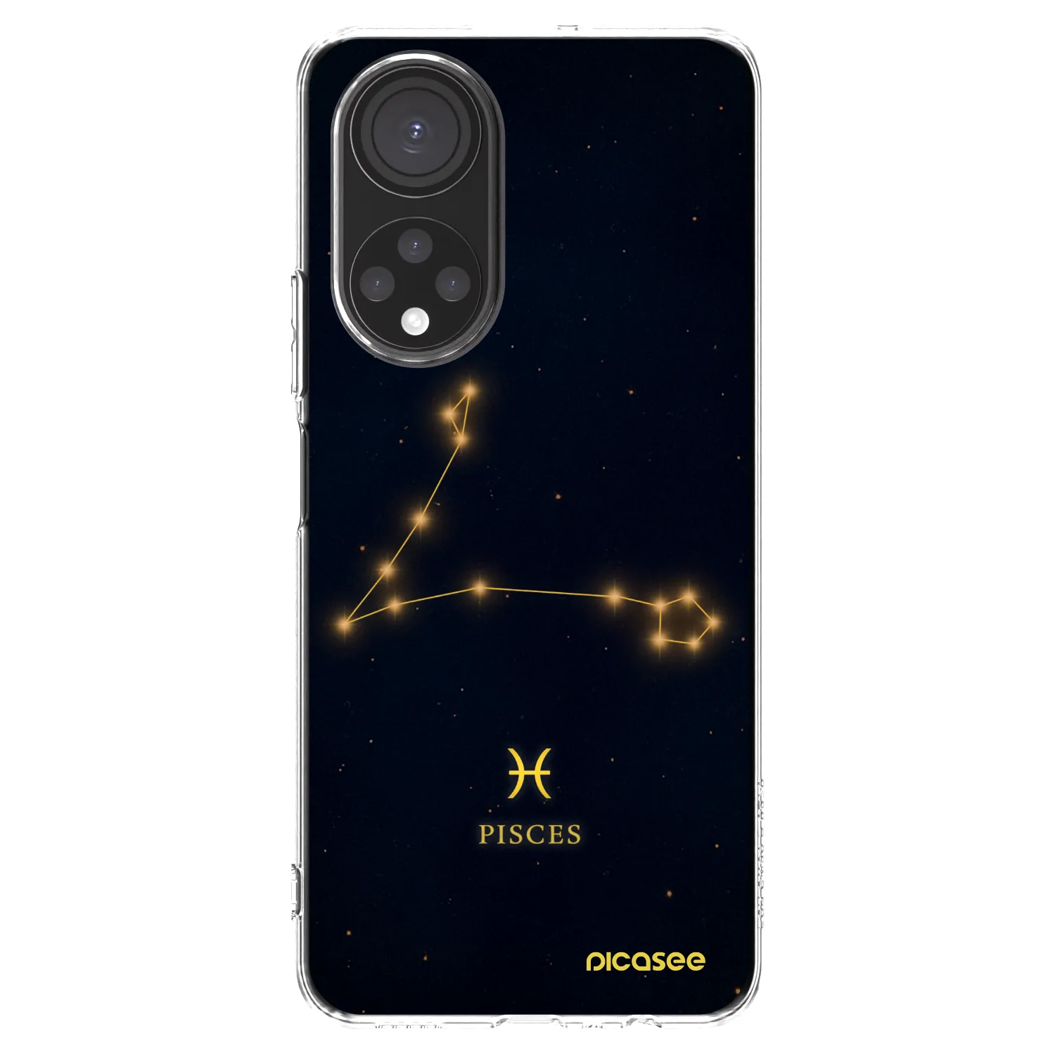Picasee átlátszó szilikon tok az alábbi mobiltelefonokra Honor X7 - PISCES