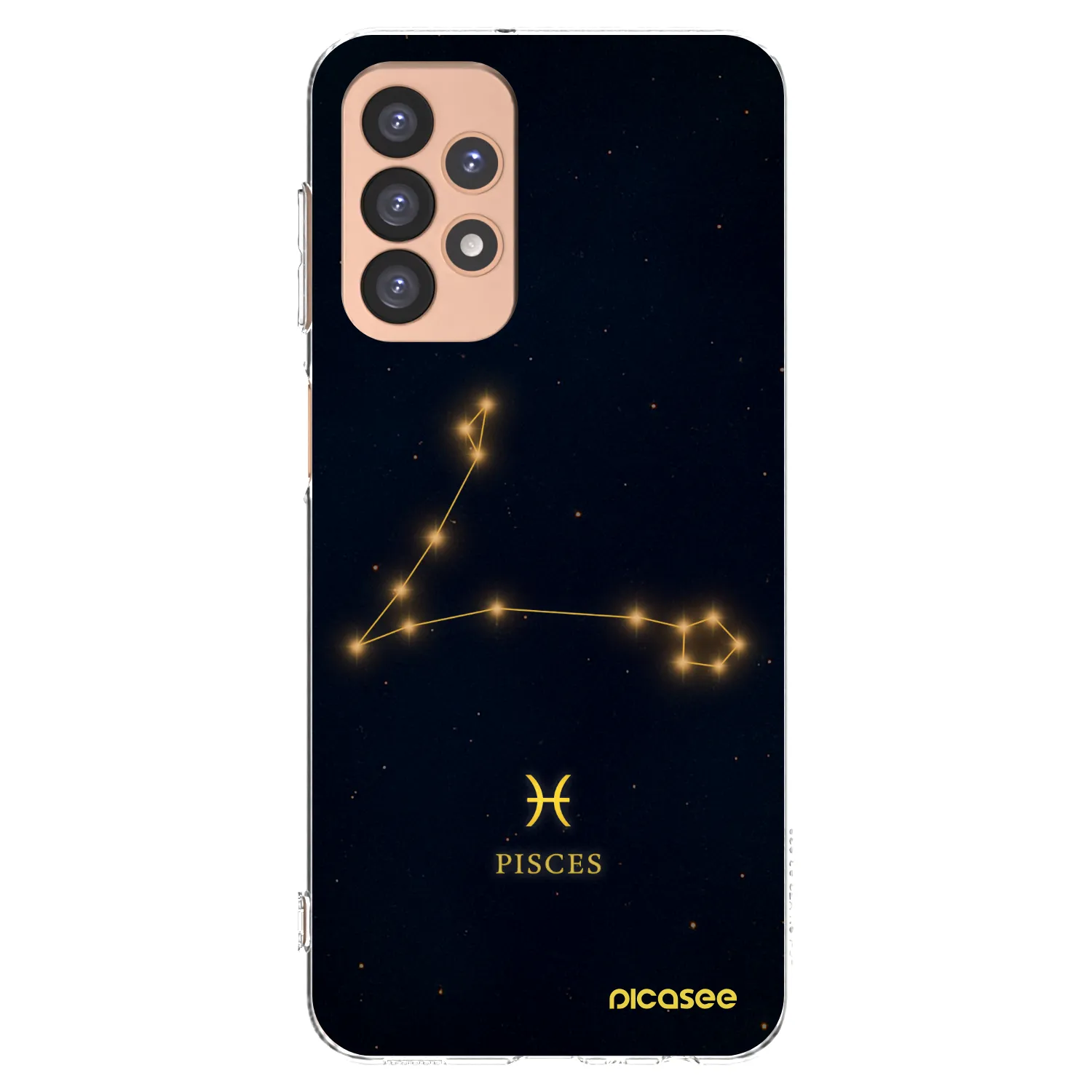Picasee átlátszó szilikon tok az alábbi mobiltelefonokra Samsung Galaxy A23 A236B 5G - PISCES