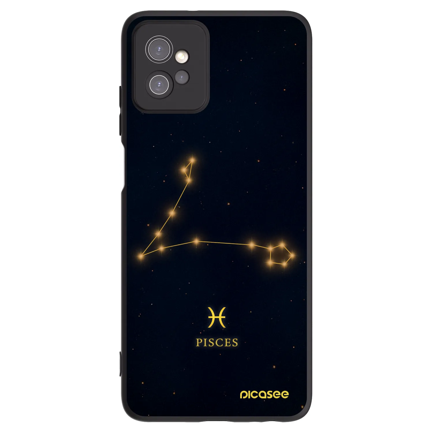 Picasee fekete szilikon tok az alábbi mobiltelefonokra Motorola Moto G32 - PISCES
