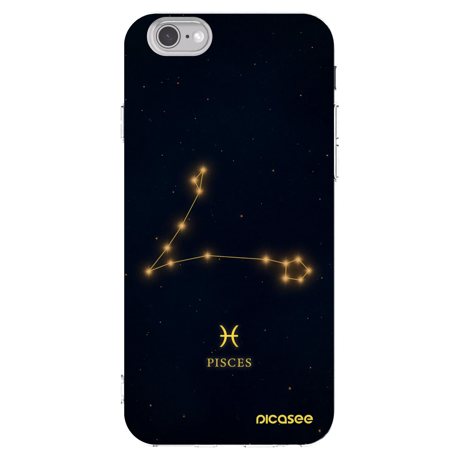 Picasee átlátszó szilikon tok az alábbi mobiltelefonokra Apple iPhone 6/6S - PISCES