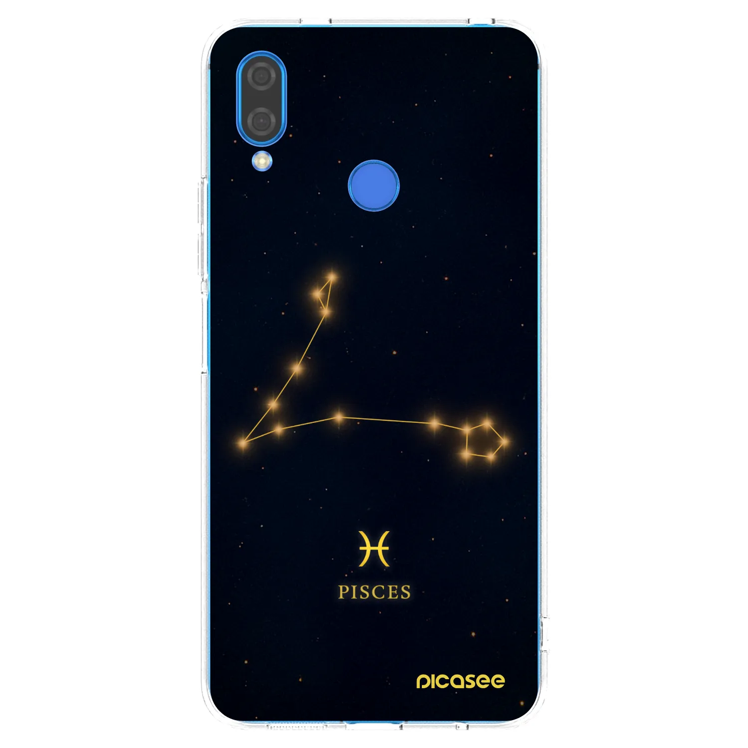 Picasee átlátszó szilikon tok az alábbi mobiltelefonokra Huawei Nova 3i - PISCES