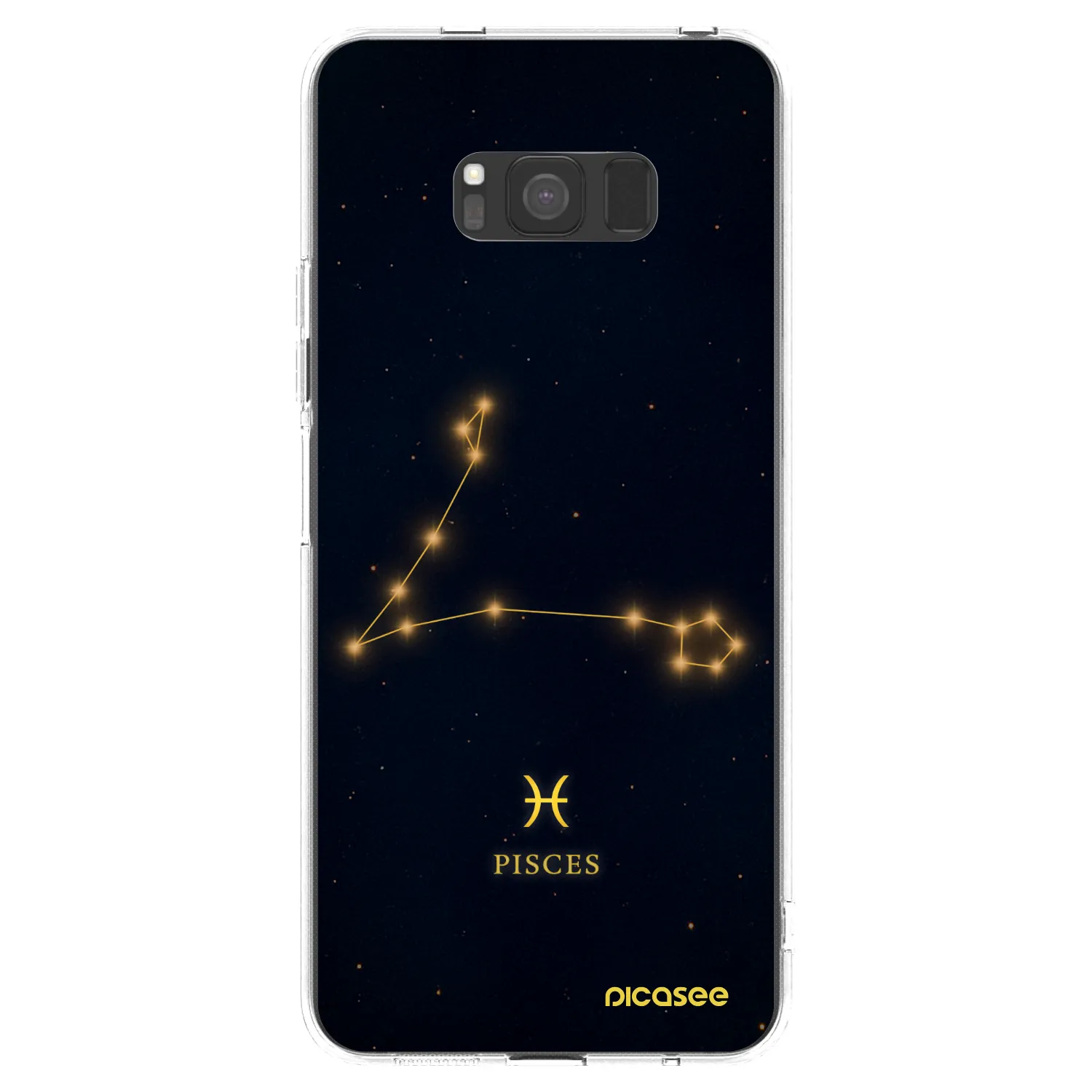 Picasee átlátszó szilikon tok az alábbi mobiltelefonokra Samsung Galaxy S8 G950F - PISCES