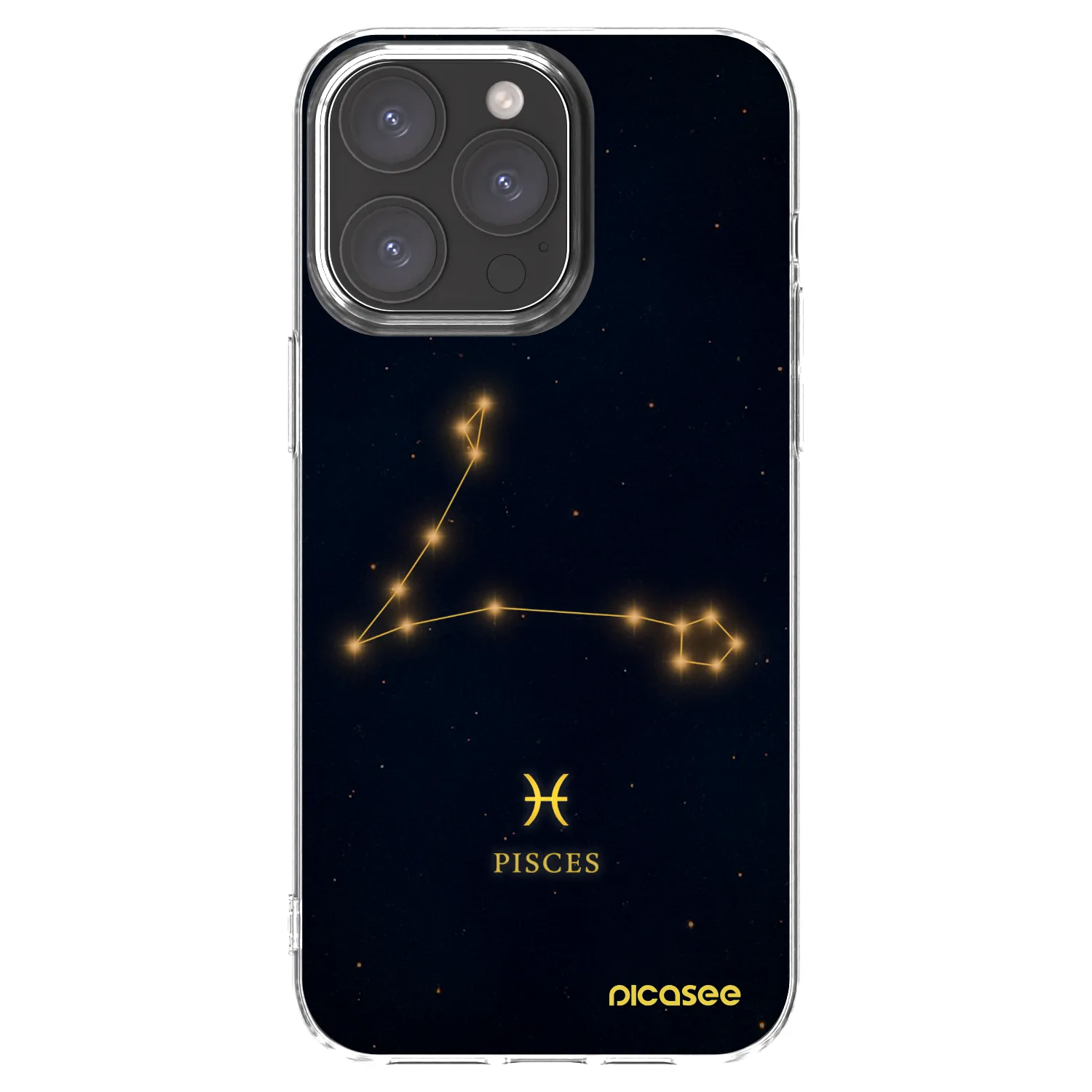 Picasee átlátszó szilikon tok az alábbi mobiltelefonokra Apple iPhone 15 Pro Max - PISCES