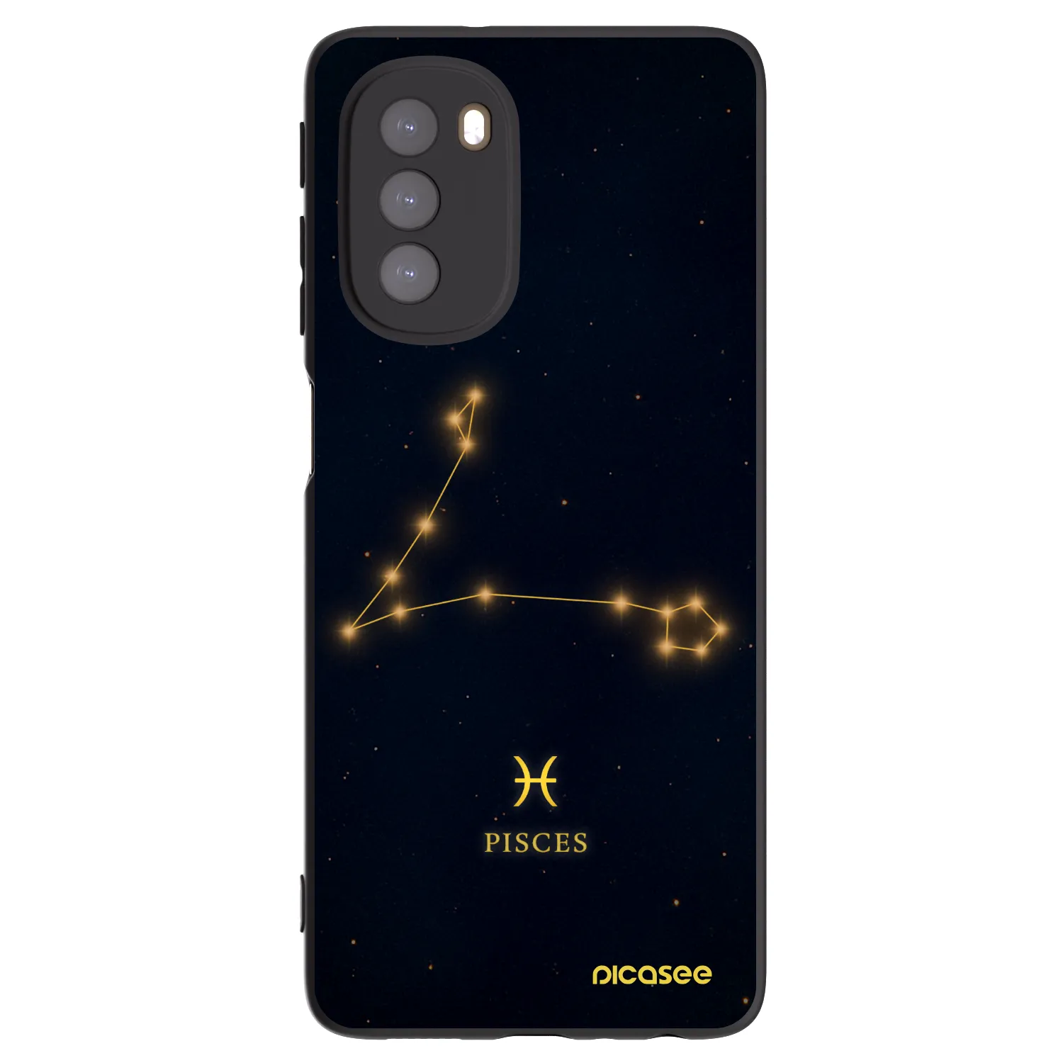 Picasee fekete szilikon tok az alábbi mobiltelefonokra Motorola Moto G51 - PISCES