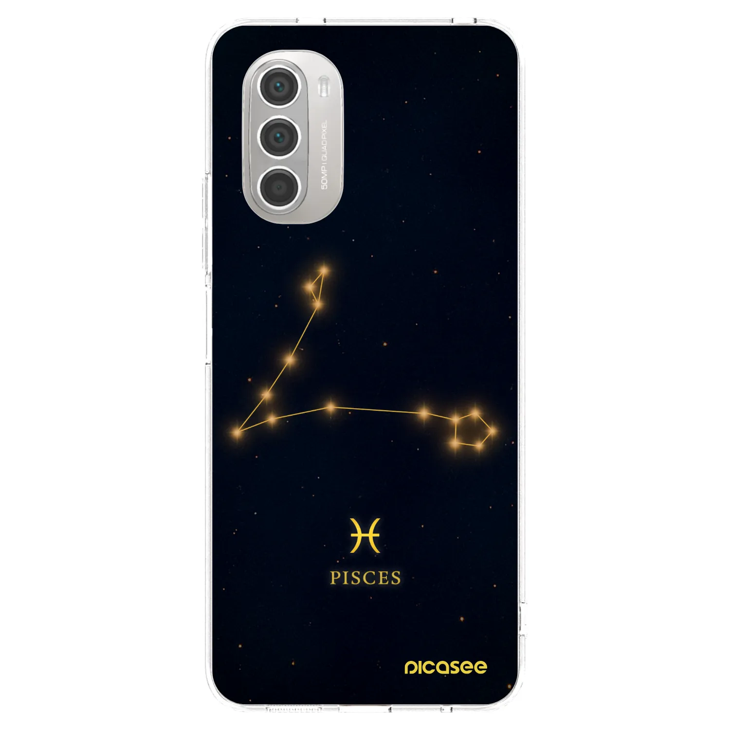 Picasee átlátszó szilikon tok az alábbi mobiltelefonokra Motorola Moto G51 - PISCES