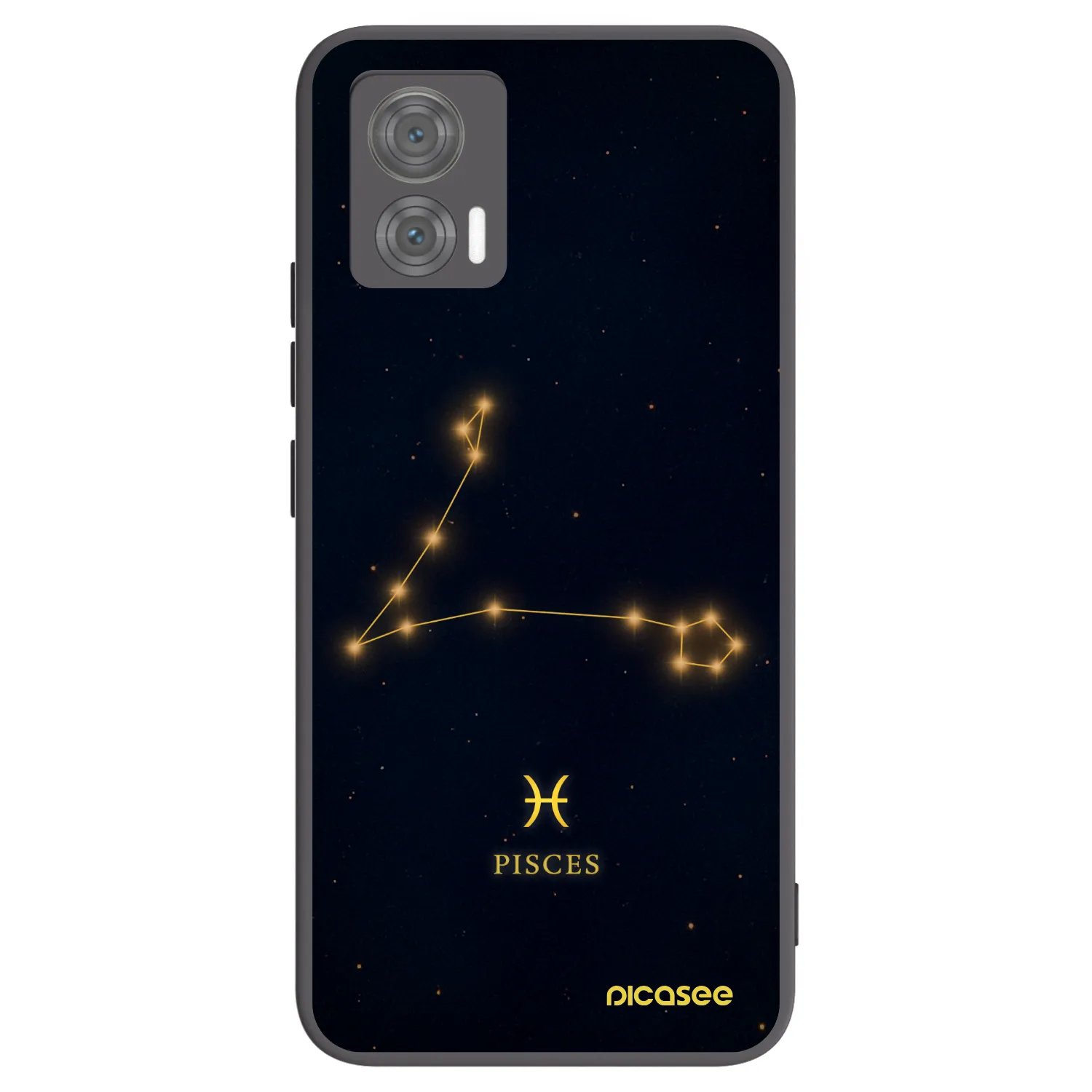 Picasee fekete szilikon tok az alábbi mobiltelefonokra Motorola Edge 30 Neo - PISCES