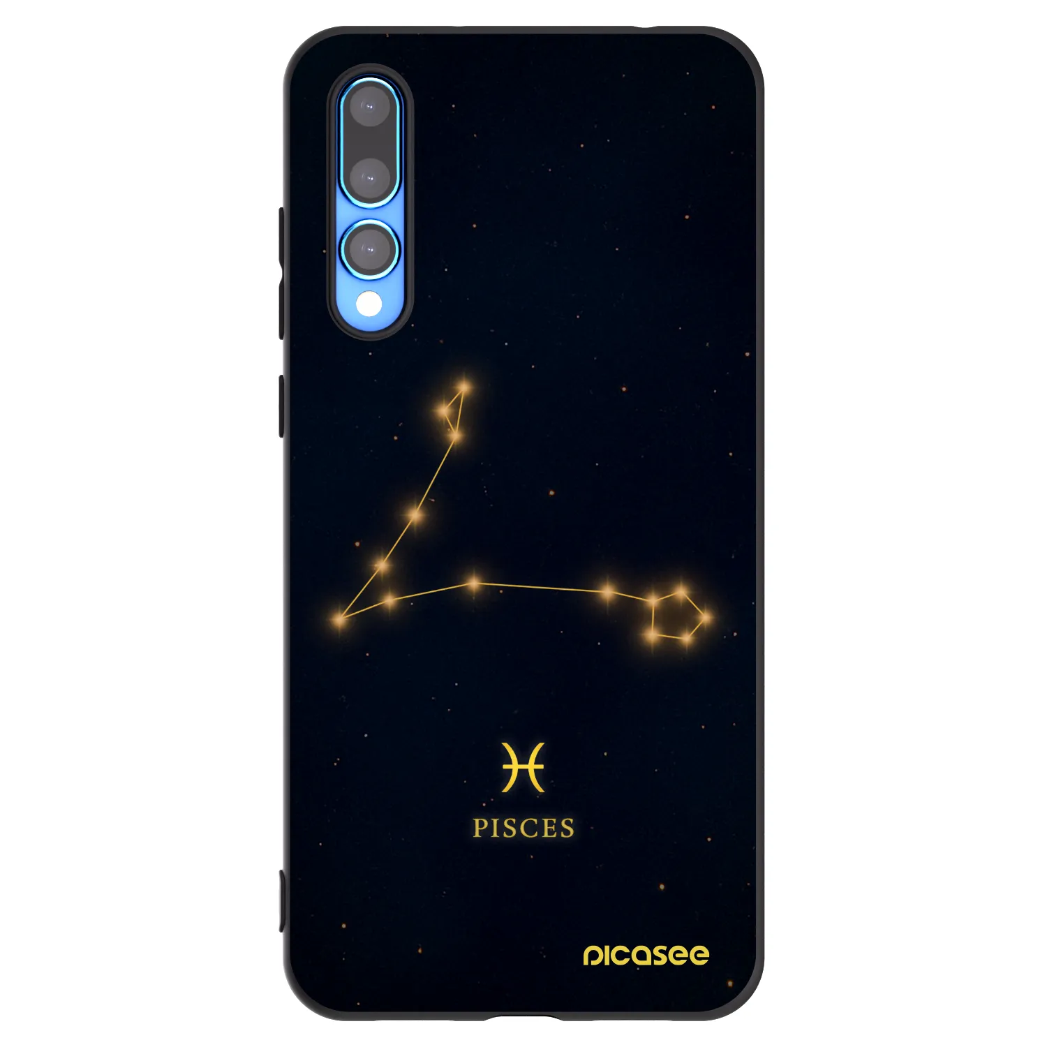 Picasee fekete szilikon tok az alábbi mobiltelefonokra Huawei P20 Pro - PISCES