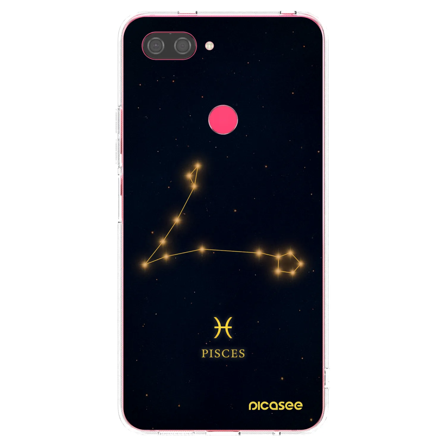 Picasee átlátszó szilikon tok az alábbi mobiltelefonokra Xiaomi Mi 8 Lite - PISCES