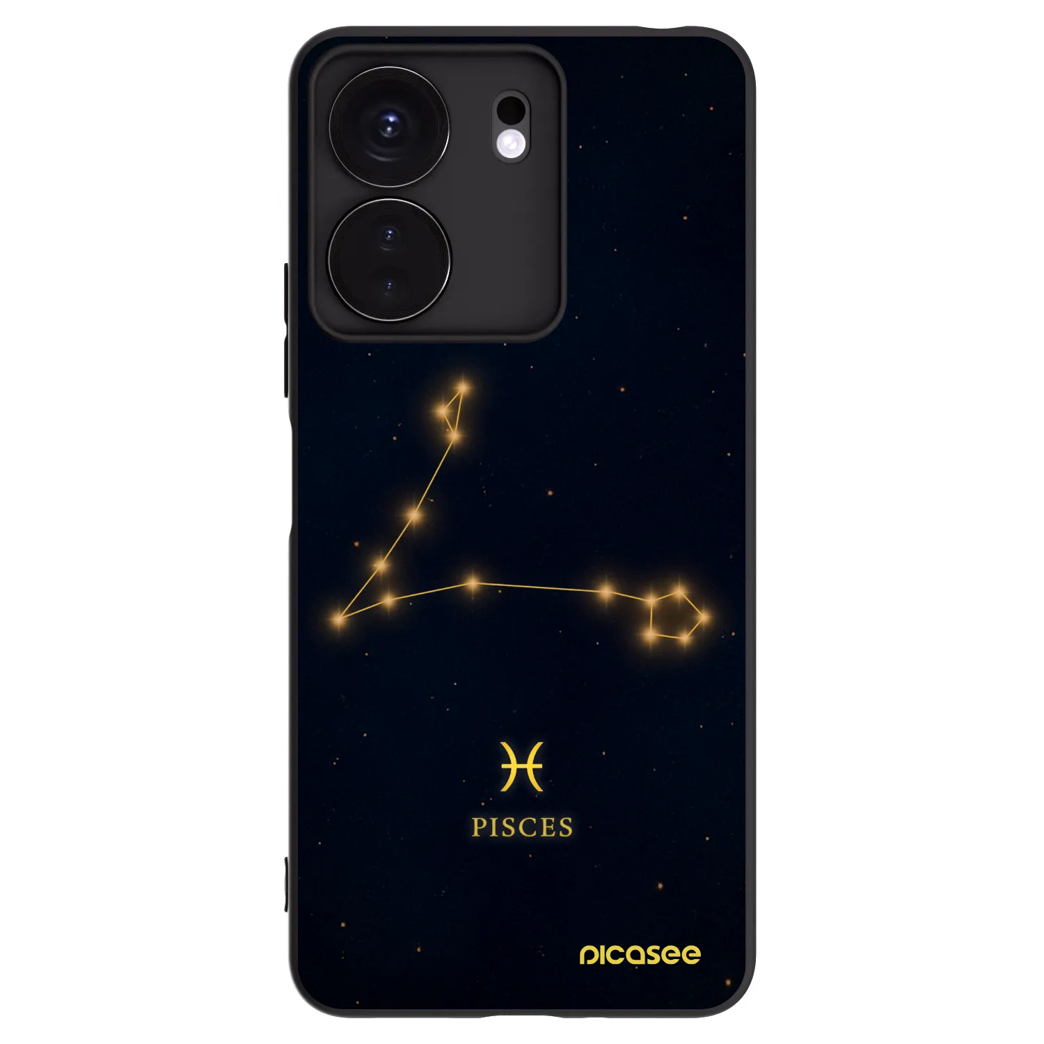 Picasee fekete szilikon tok az alábbi mobiltelefonokra Xiaomi Redmi 13C 4G - PISCES