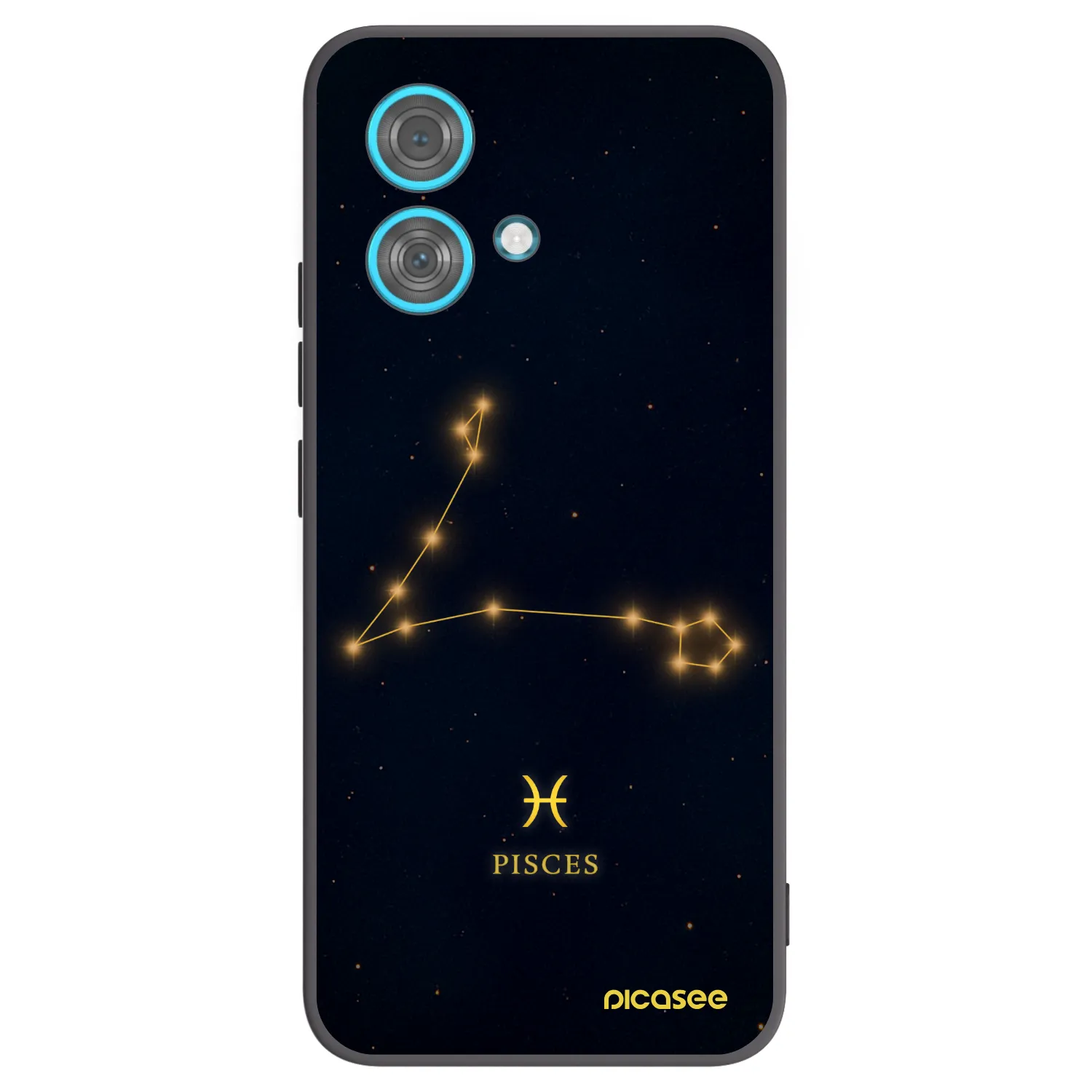 Picasee fekete szilikon tok az alábbi mobiltelefonokra Motorola Edge 40 Neo - PISCES