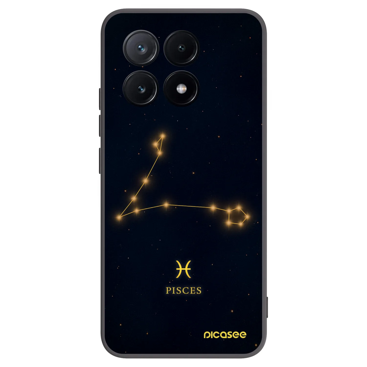Picasee fekete szilikon tok az alábbi mobiltelefonokra Xiaomi Poco X6 Pro - PISCES