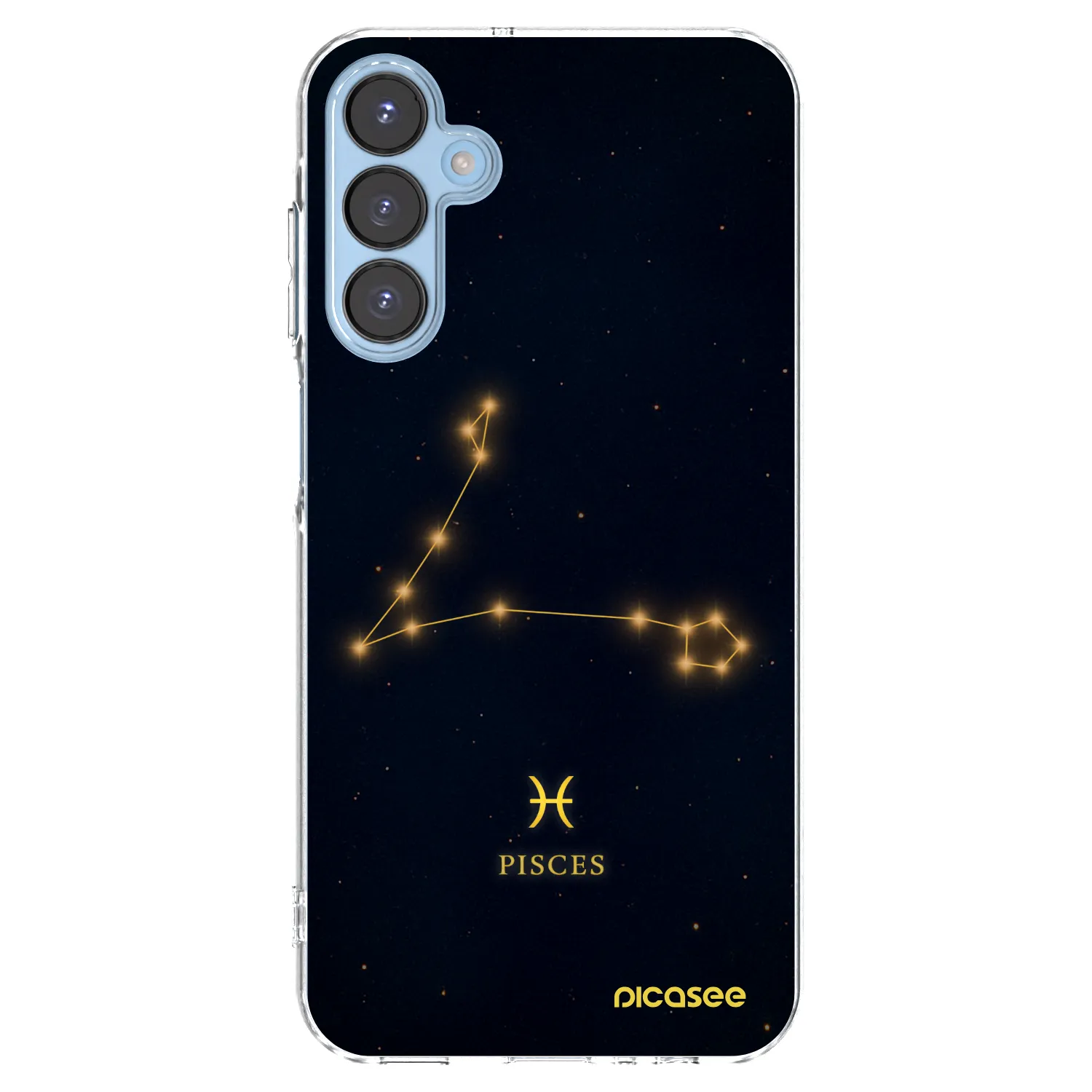 Picasee átlátszó szilikon tok az alábbi mobiltelefonokra Samsung Galaxy A15 A156B 5G - PISCES