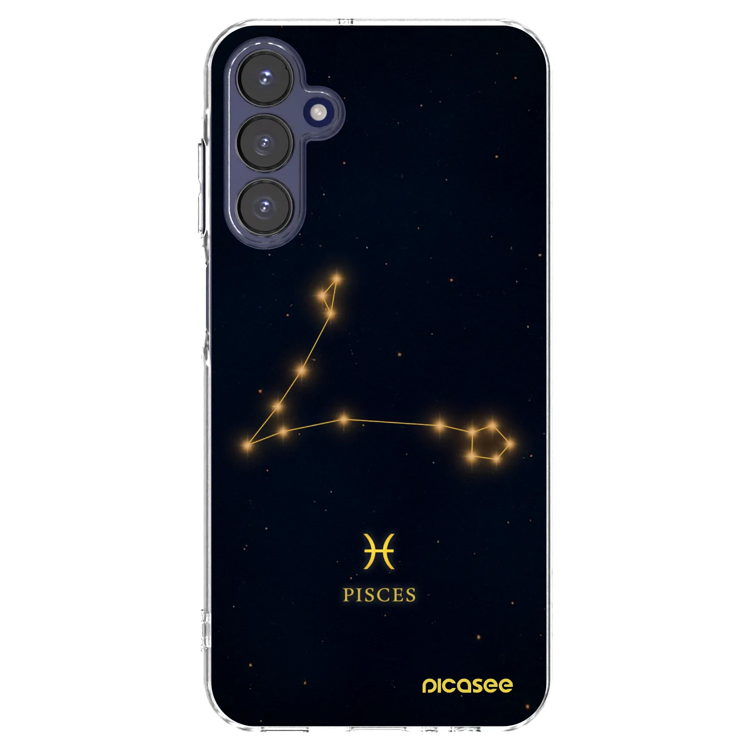 Picasee átlátszó szilikon tok az alábbi mobiltelefonokra Samsung Galaxy A15 A155F 4G - PISCES