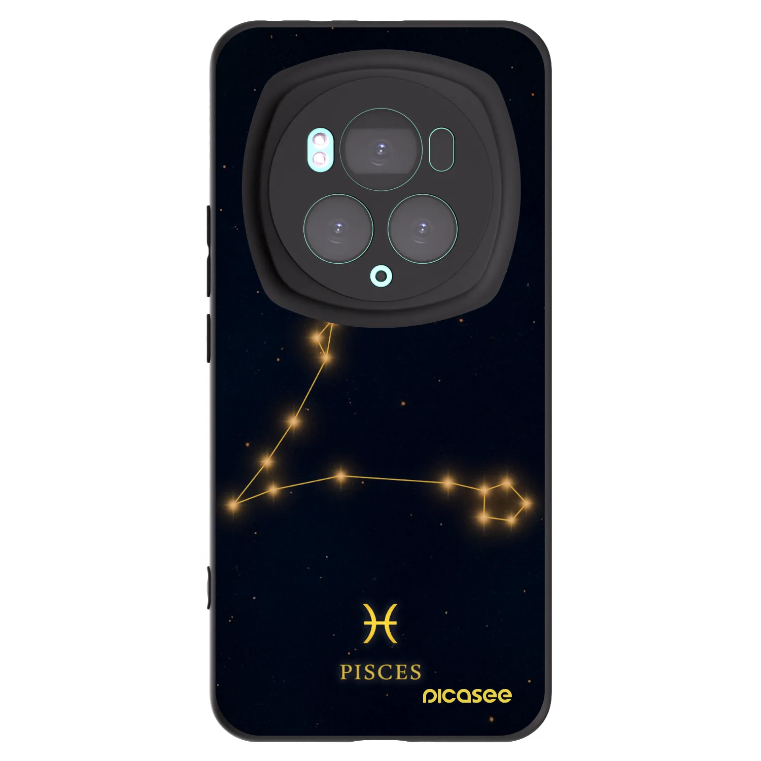 Picasee fekete szilikon tok az alábbi mobiltelefonokra Honor Magic6 Pro - PISCES
