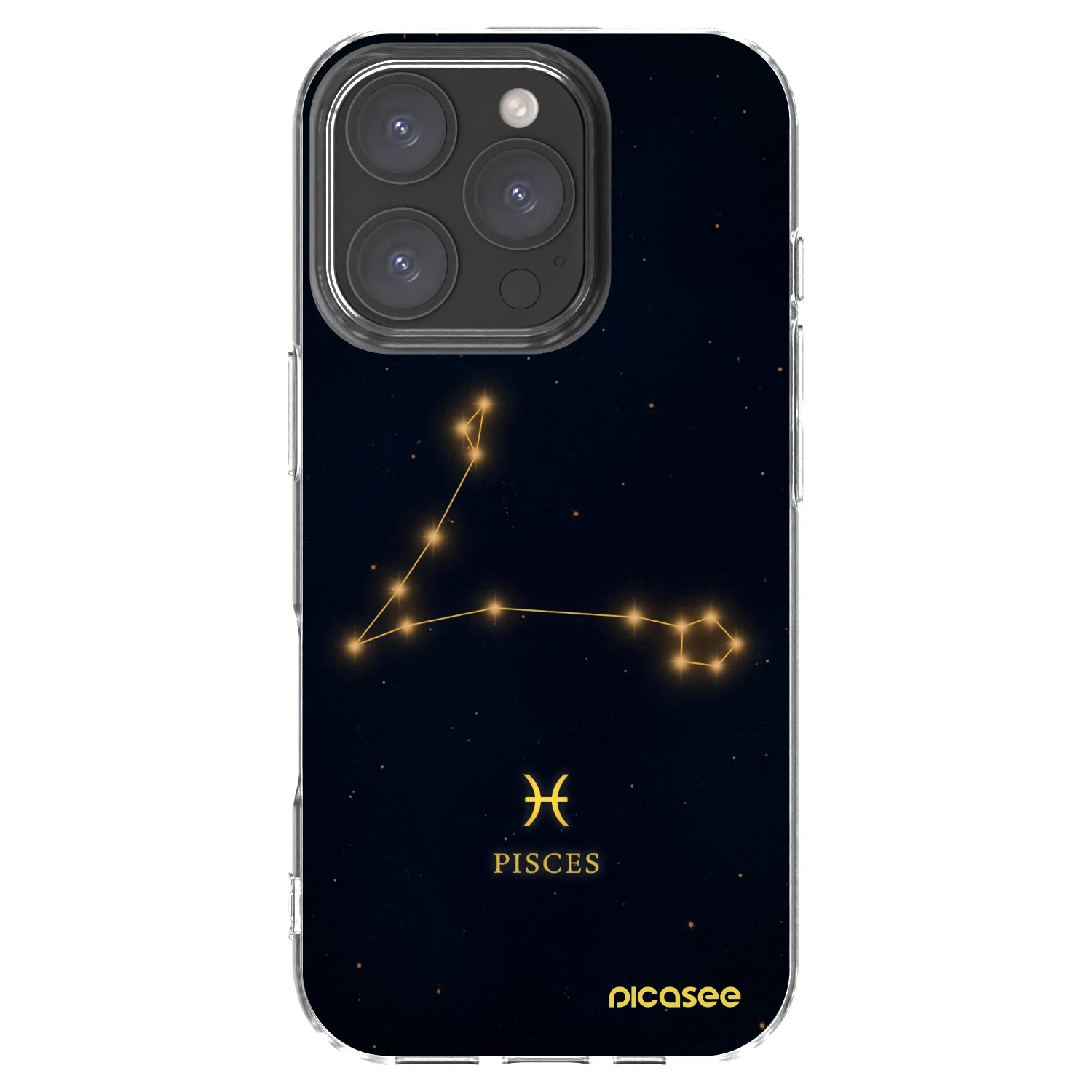 Picasee átlátszó szilikon tok az alábbi mobiltelefonokra Apple iPhone 16 Pro - PISCES