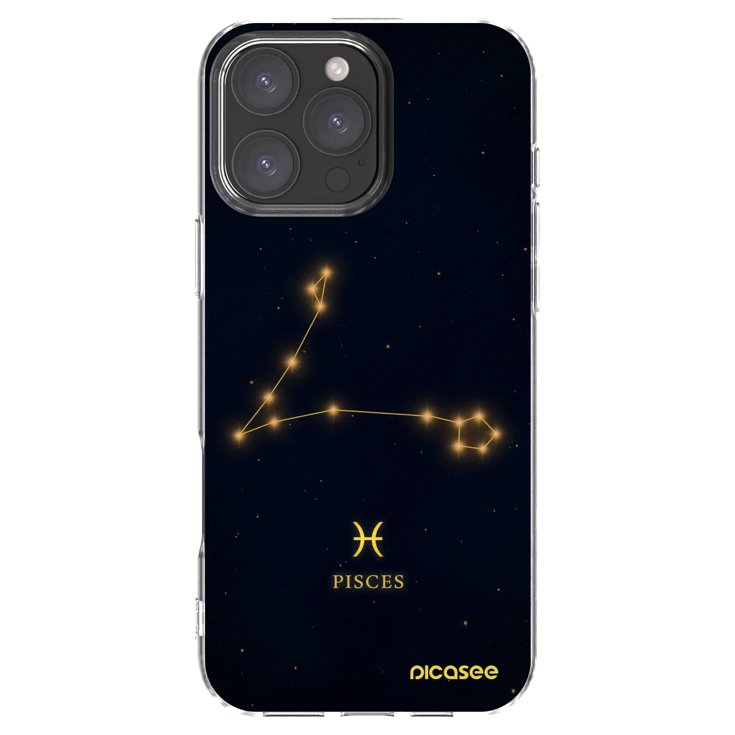 Picasee átlátszó szilikon tok az alábbi mobiltelefonokra Apple iPhone 16 Pro Max - PISCES