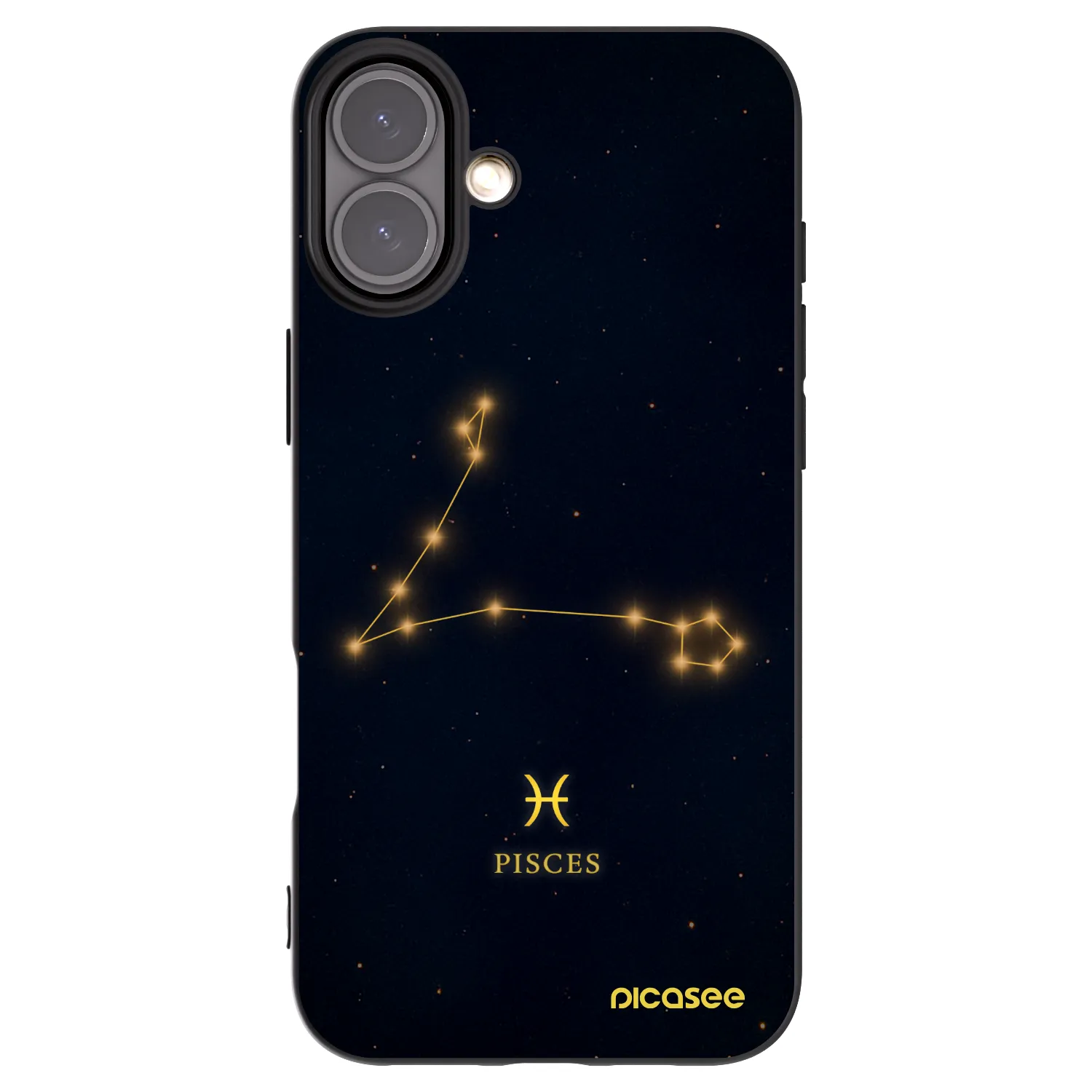 Picasee fekete szilikon tok az alábbi mobiltelefonokra Apple iPhone 16 Plus - PISCES