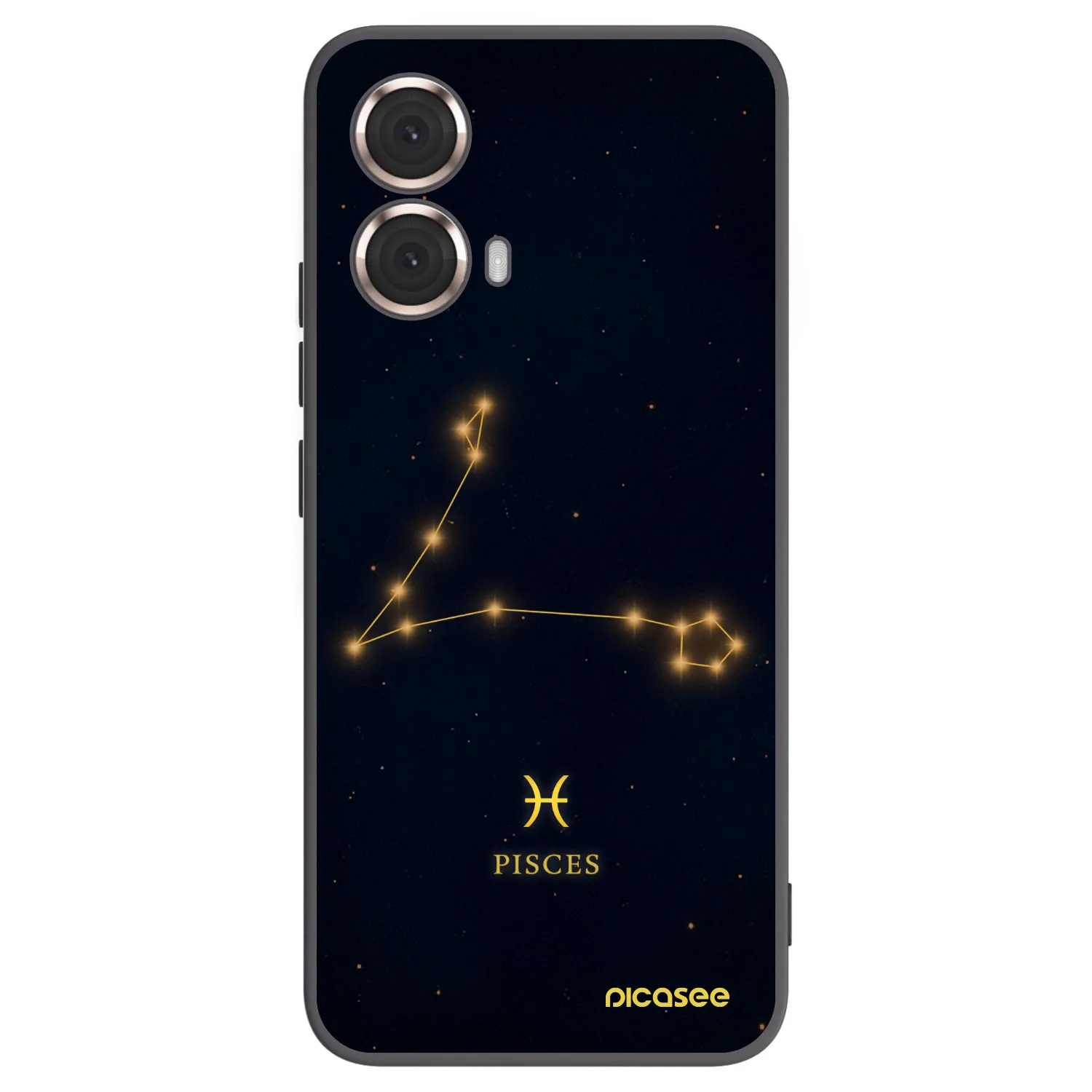 Picasee fekete szilikon tok az alábbi mobiltelefonokra Motorola Moto G85 - PISCES
