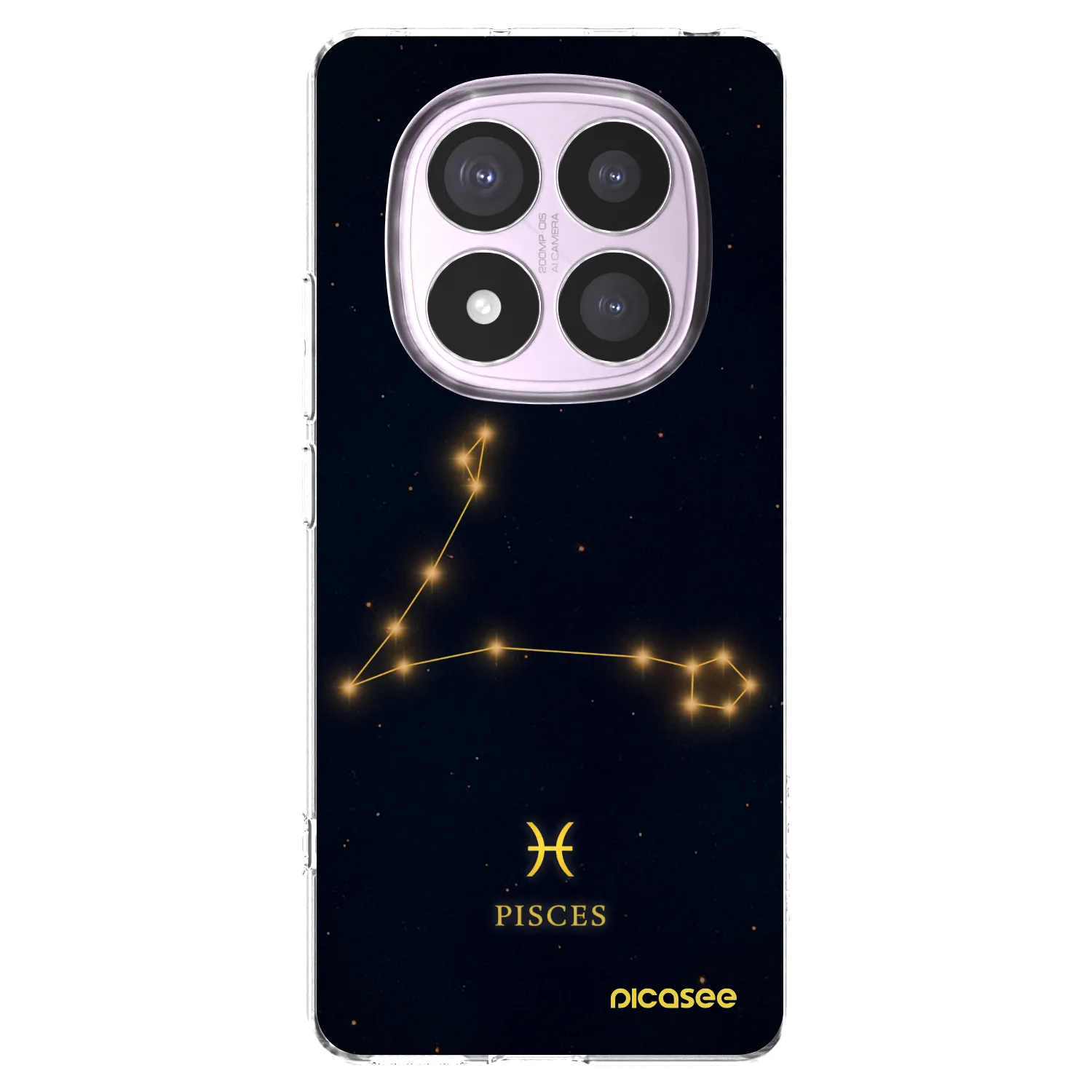 Picasee átlátszó szilikon tok az alábbi mobiltelefonokra Xiaomi Redmi Note 14 Pro 5G - PISCES