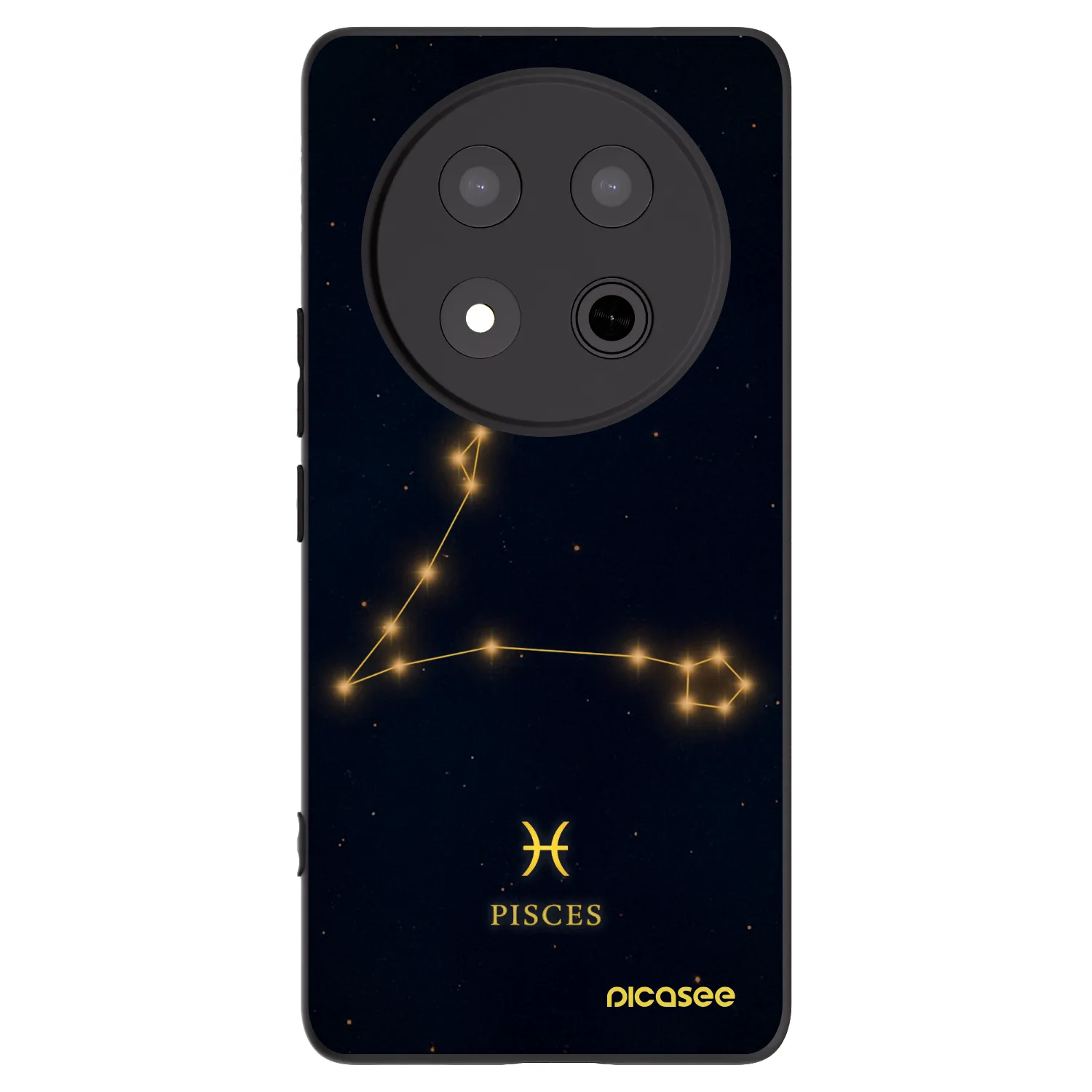 Picasee fekete szilikon tok az alábbi mobiltelefonokra Honor Magic7 Lite 5G - PISCES