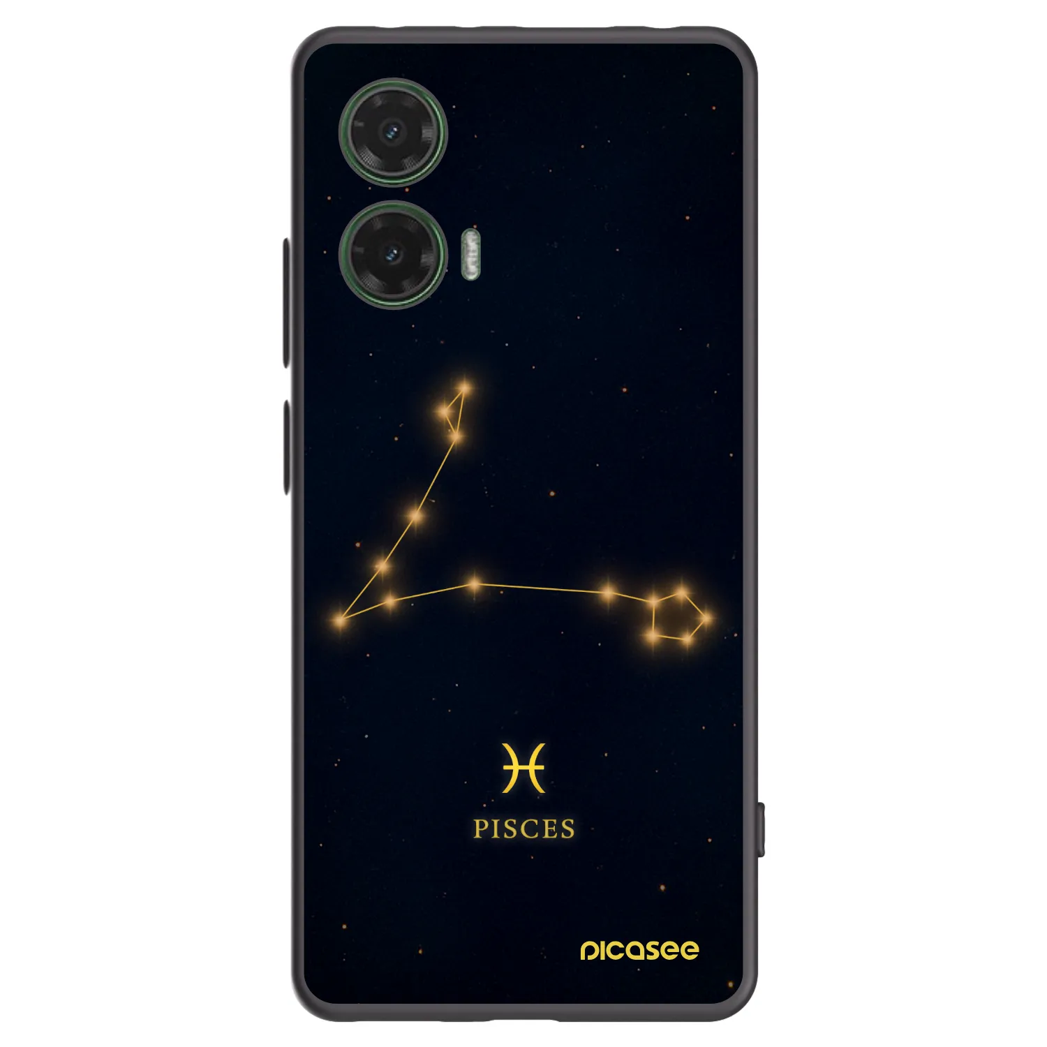 Picasee fekete szilikon tok az alábbi mobiltelefonokra Motorola Moto G35 5G - PISCES