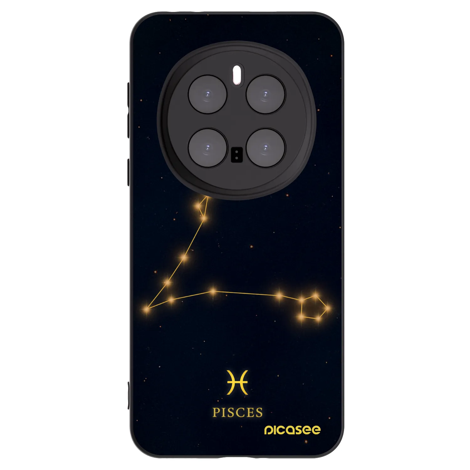 Picasee fekete szilikon tok az alábbi mobiltelefonokra Honor Magic7 Pro 5G - PISCES