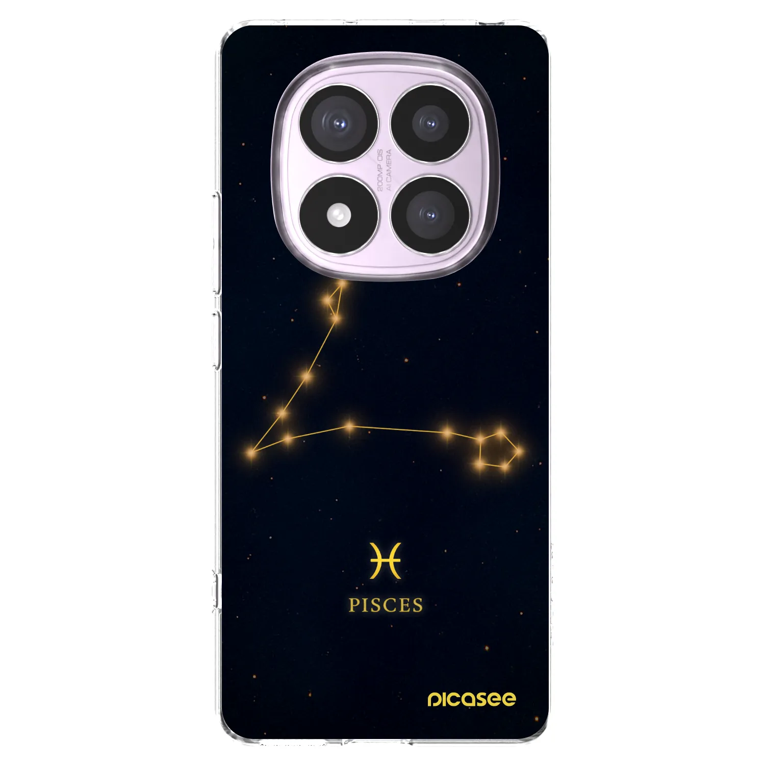 Picasee átlátszó szilikon tok az alábbi mobiltelefonokra Xiaomi Redmi Note 14 Pro 4G - PISCES