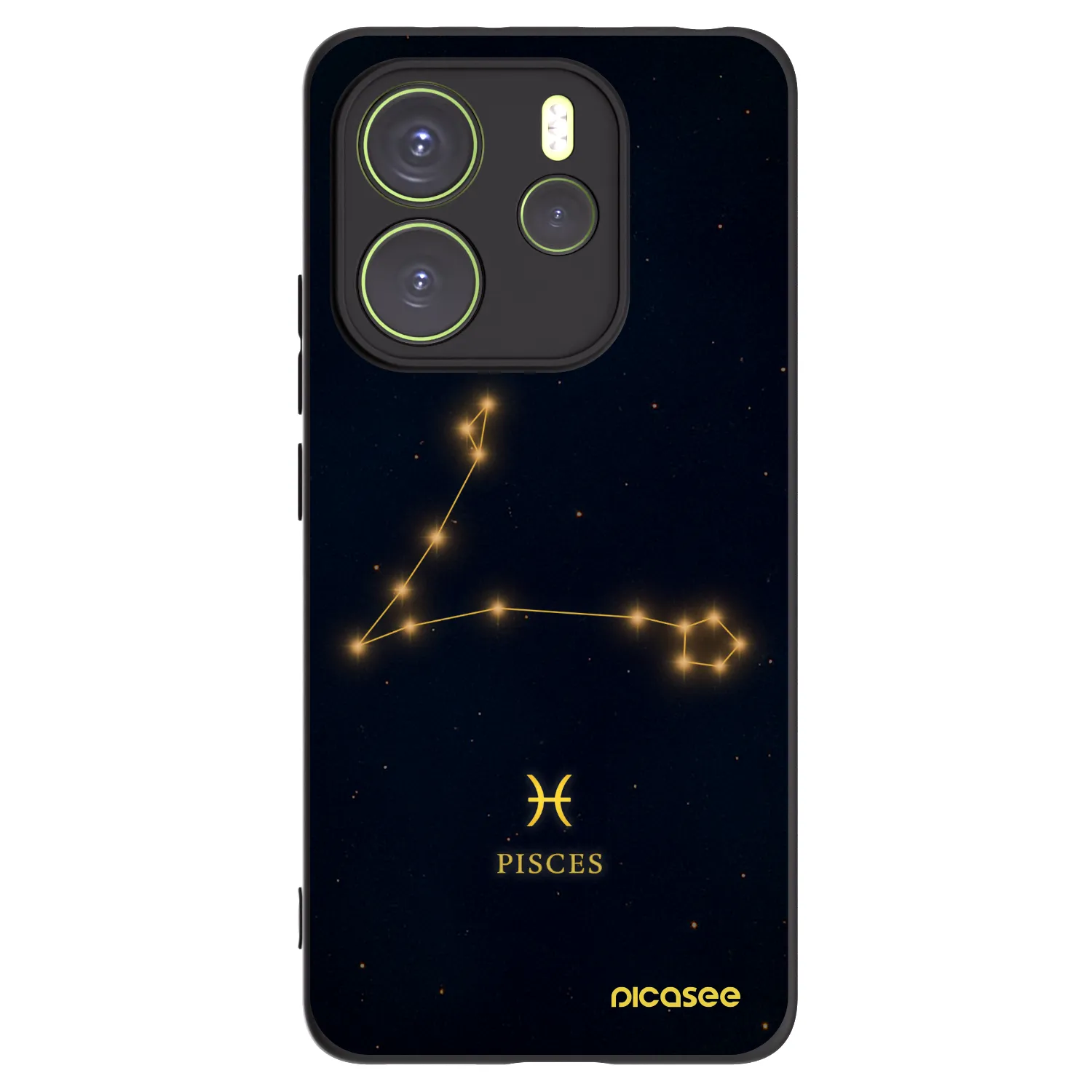 Picasee fekete szilikon tok az alábbi mobiltelefonokra Xiaomi Redmi Note 14 4G - PISCES