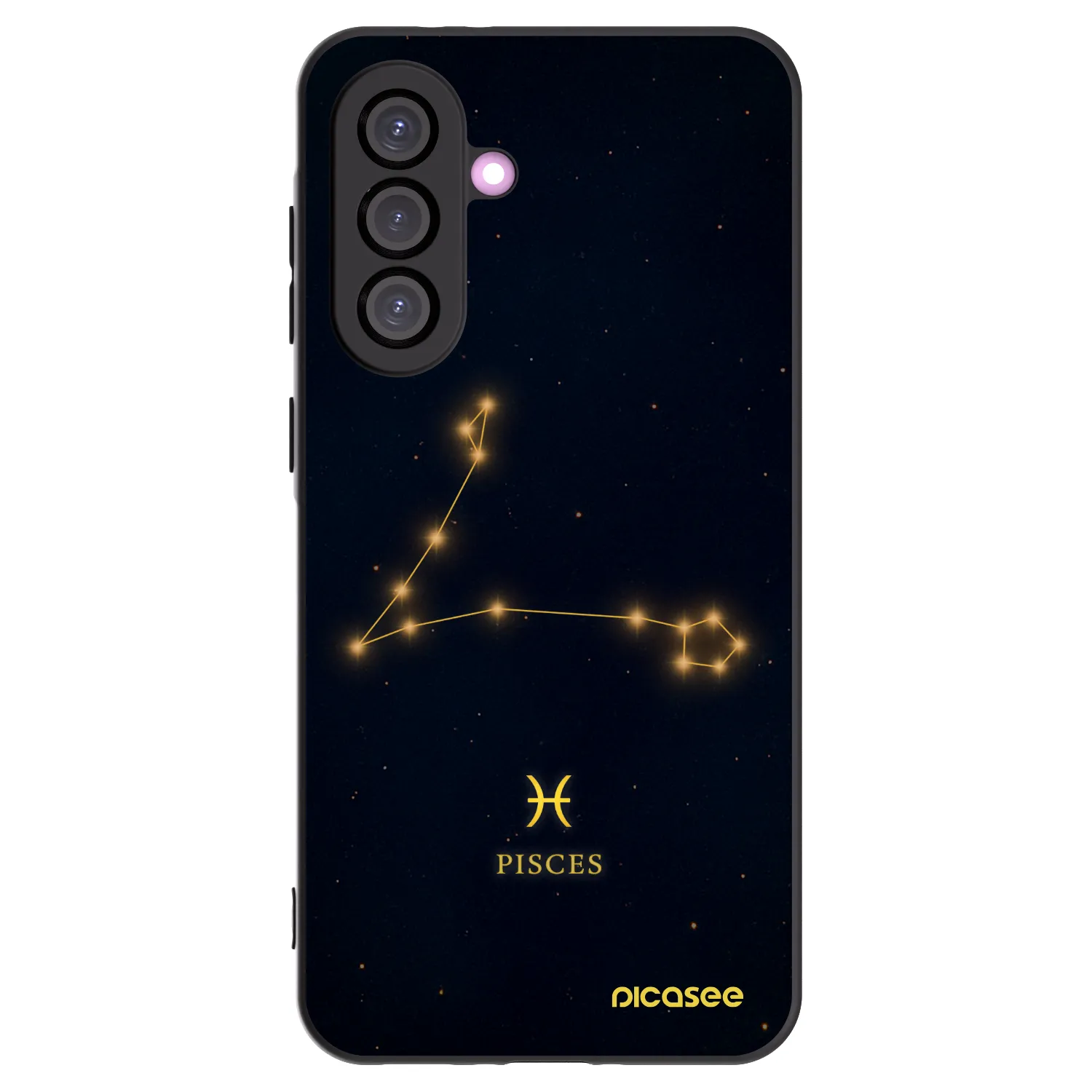 Picasee fekete szilikon tok az alábbi mobiltelefonokra Samsung Galaxy A56 5G A566B - PISCES