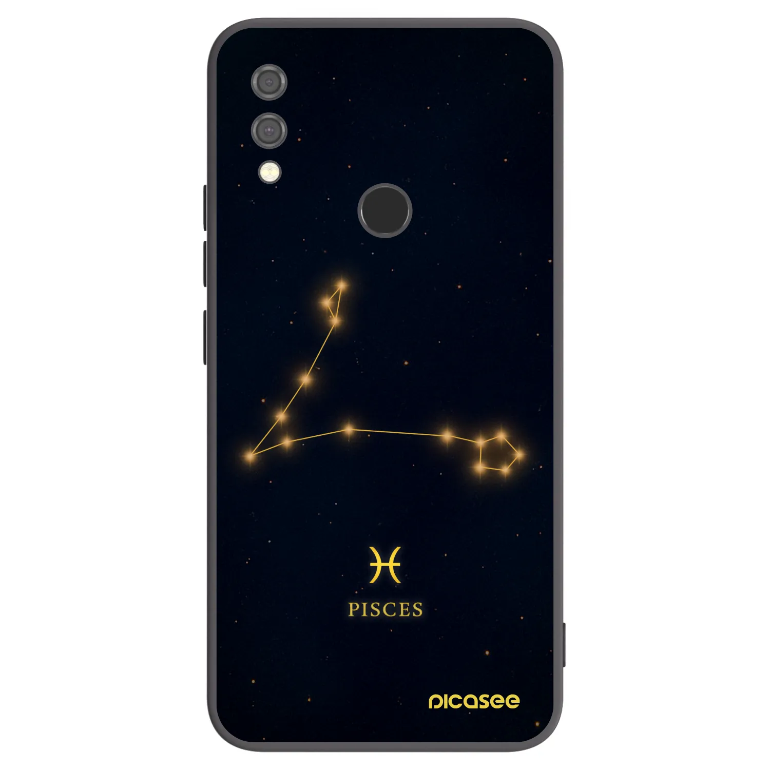 Picasee fekete szilikon tok az alábbi mobiltelefonokra Xiaomi Redmi Note 7 - PISCES