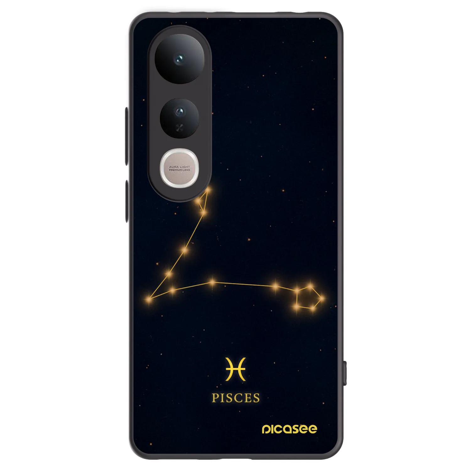 Picasee fekete szilikon tok az alábbi mobiltelefonokra Vivo V50 Lite 5G - PISCES