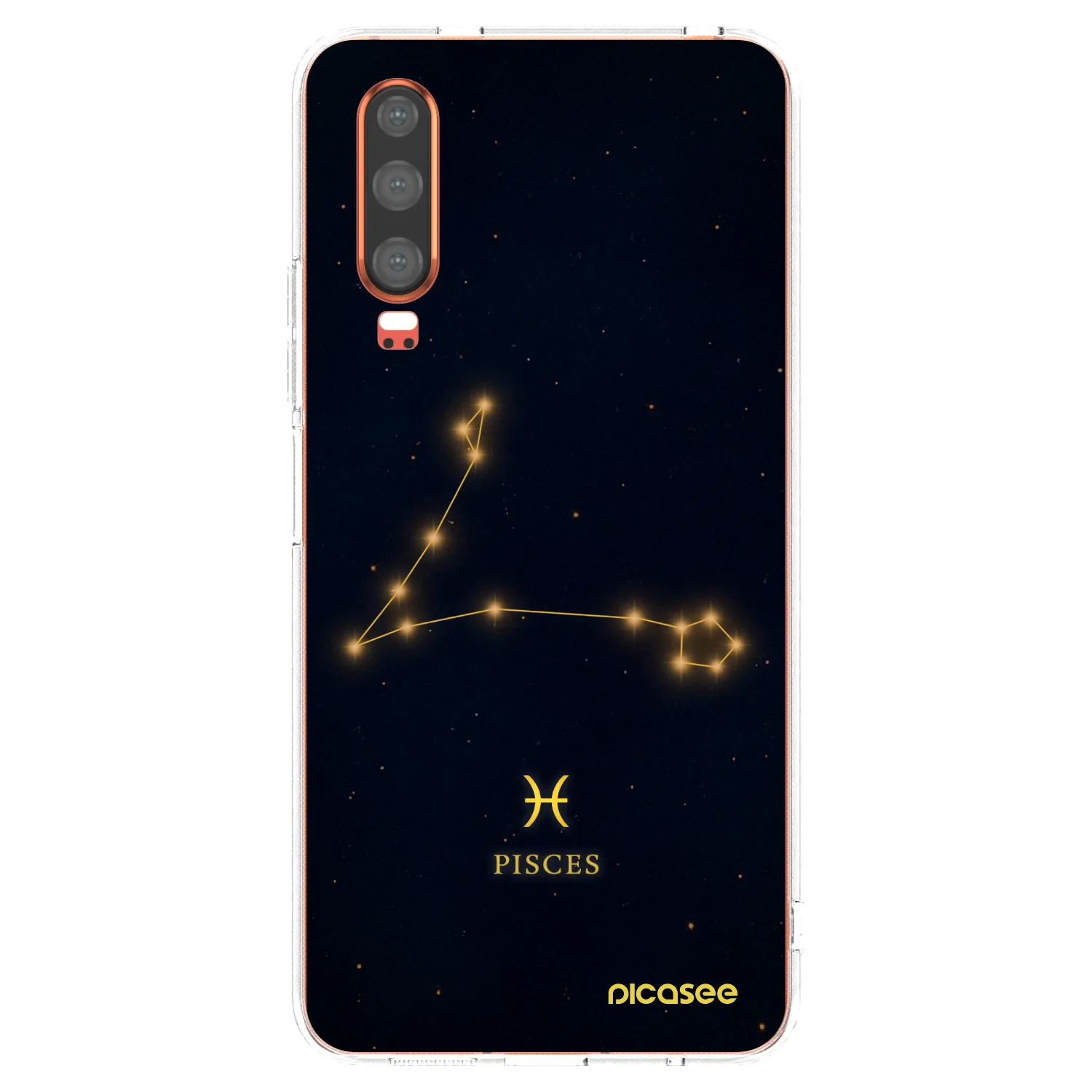 Picasee átlátszó szilikon tok az alábbi mobiltelefonokra Huawei P30 - PISCES