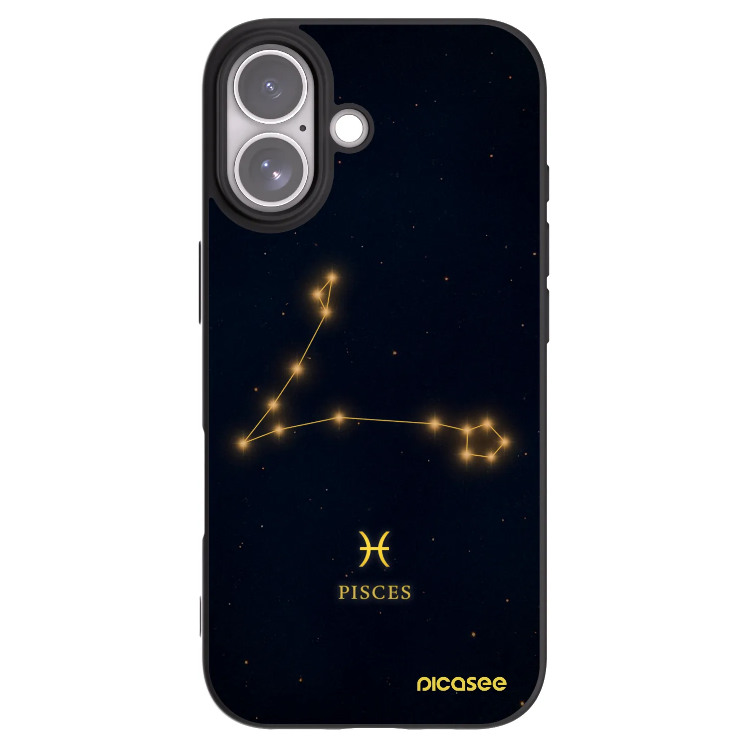 Picasee fekete szilikon tok az alábbi mobiltelefonokra Apple iPhone 17 - PISCES