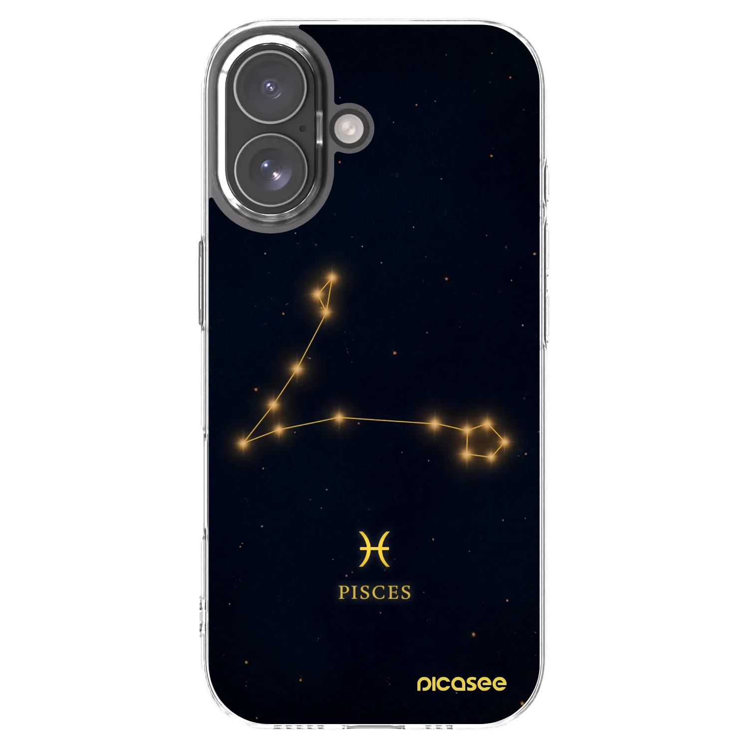 Picasee átlátszó szilikon tok az alábbi mobiltelefonokra Apple iPhone 17 - PISCES
