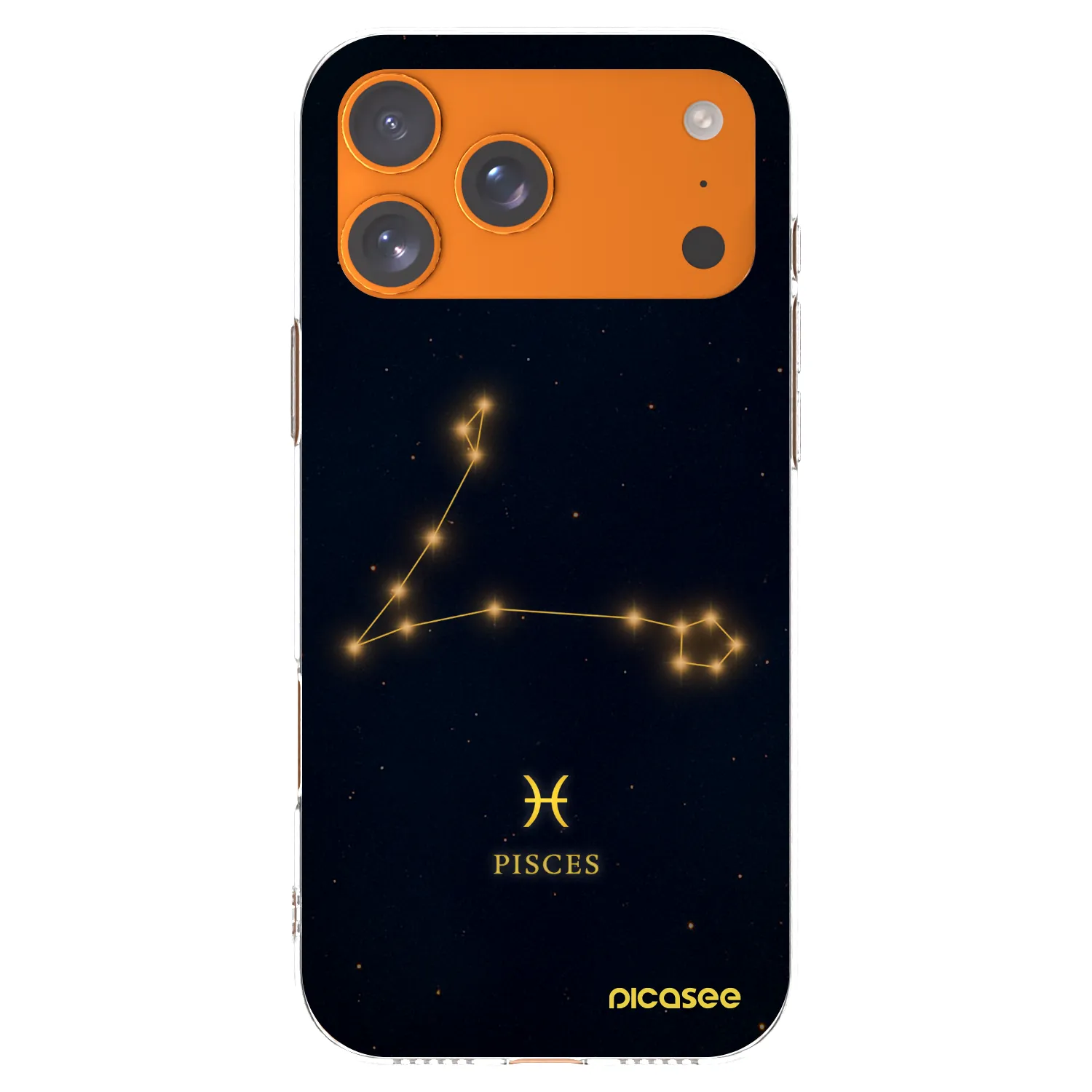 Picasee átlátszó szilikon tok az alábbi mobiltelefonokra Apple iPhone 17 Pro Max - PISCES