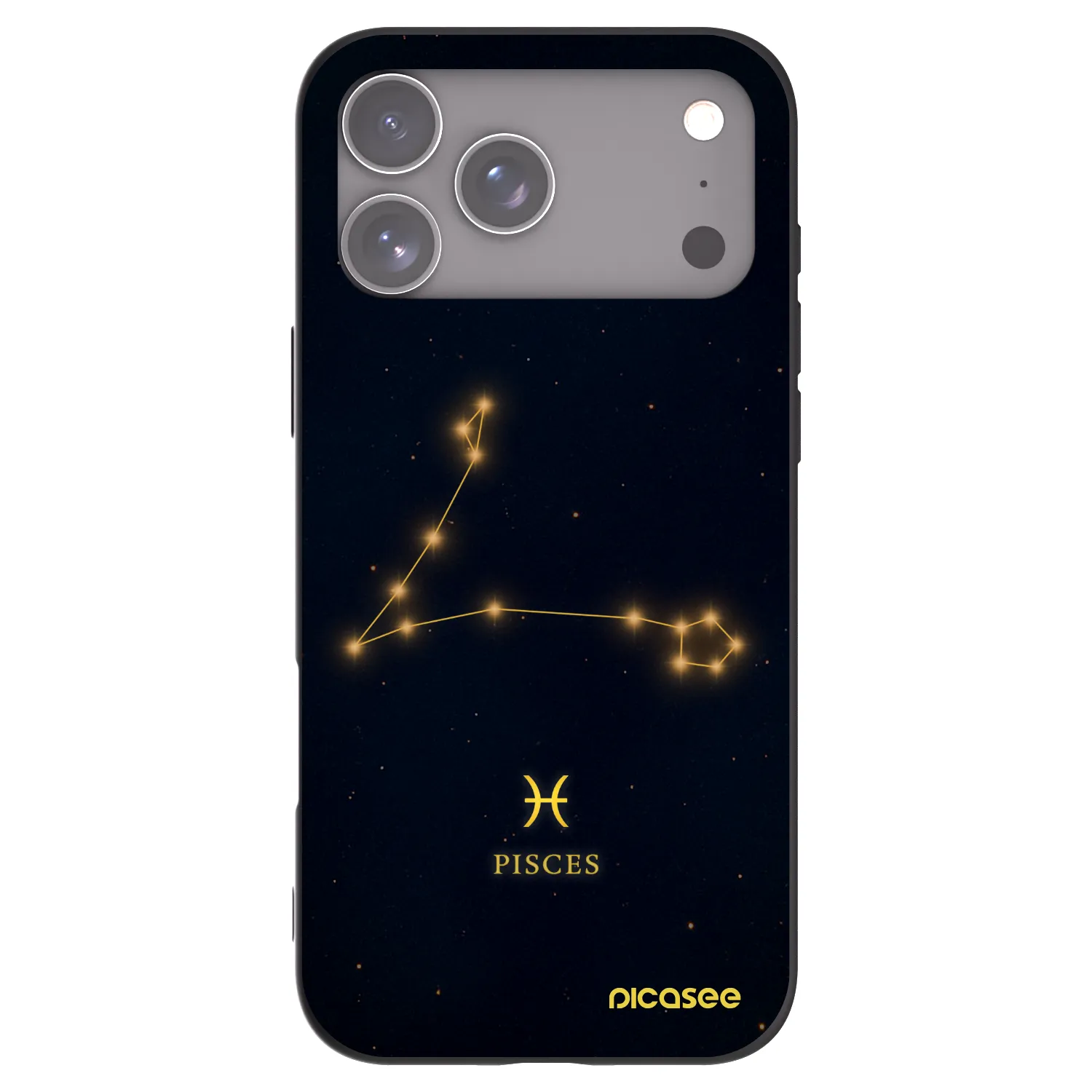 Picasee fekete szilikon tok az alábbi mobiltelefonokra Apple iPhone 17 Pro Max - PISCES