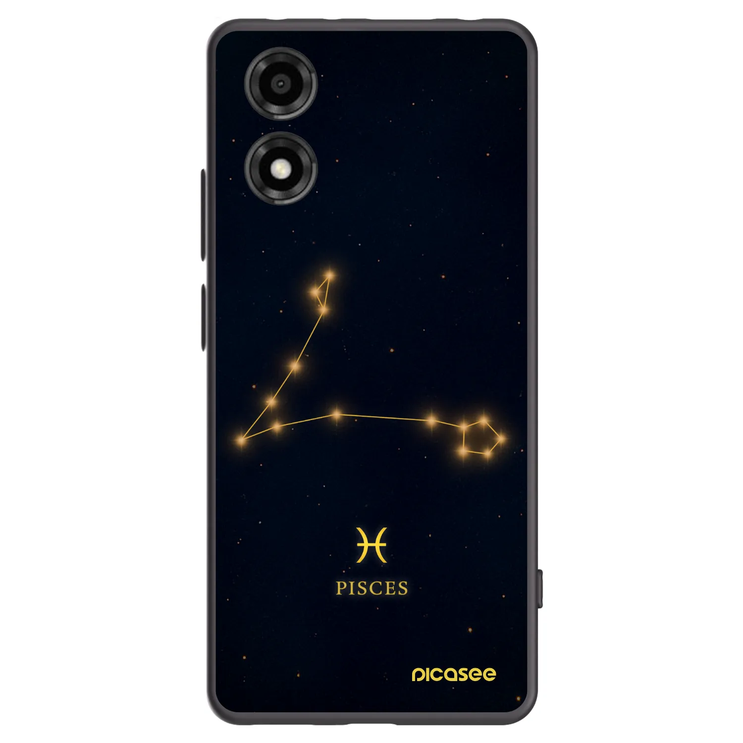 Picasee fekete szilikon tok az alábbi mobiltelefonokra Motorola Moto E14 - PISCES