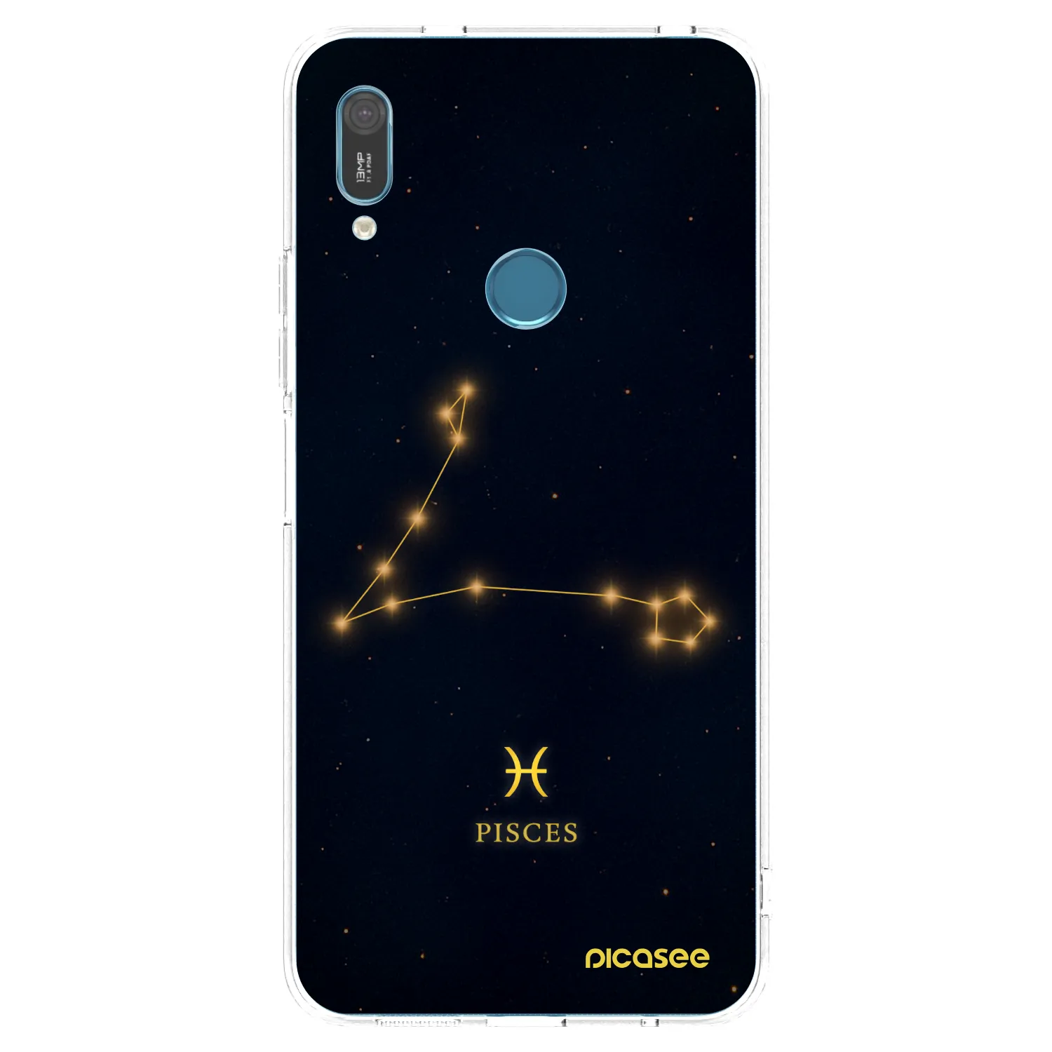 Picasee átlátszó szilikon tok az alábbi mobiltelefonokra Huawei Y6 2019 - PISCES