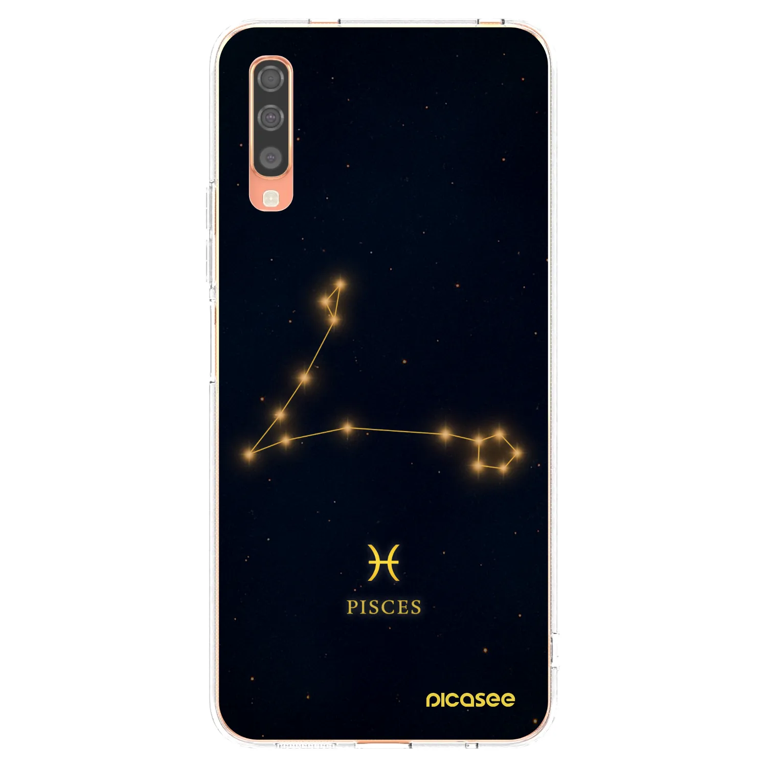 Picasee átlátszó szilikon tok az alábbi mobiltelefonokra Samsung Galaxy A70 A705F - PISCES