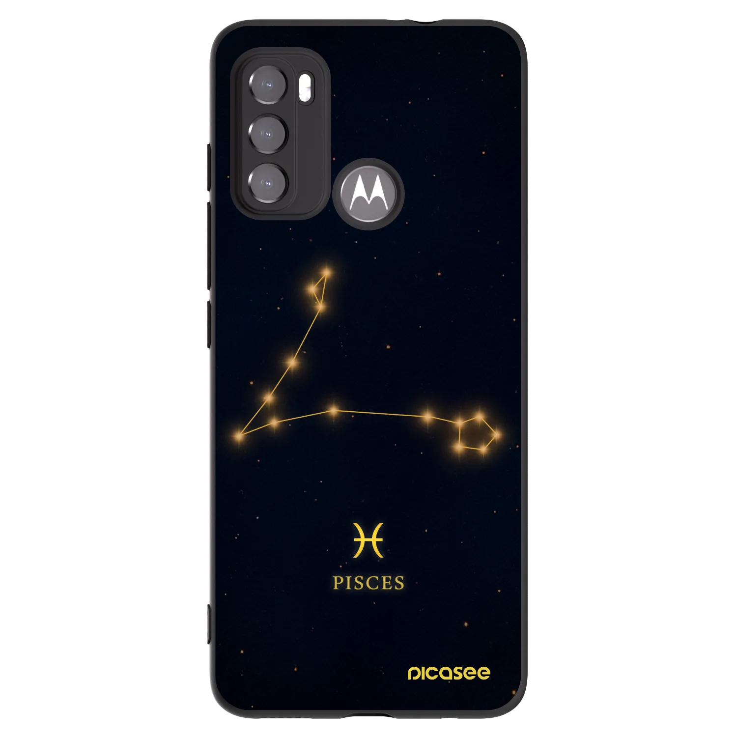 Picasee fekete szilikon tok az alábbi mobiltelefonokra Motorola Edge 60 5G - PISCES