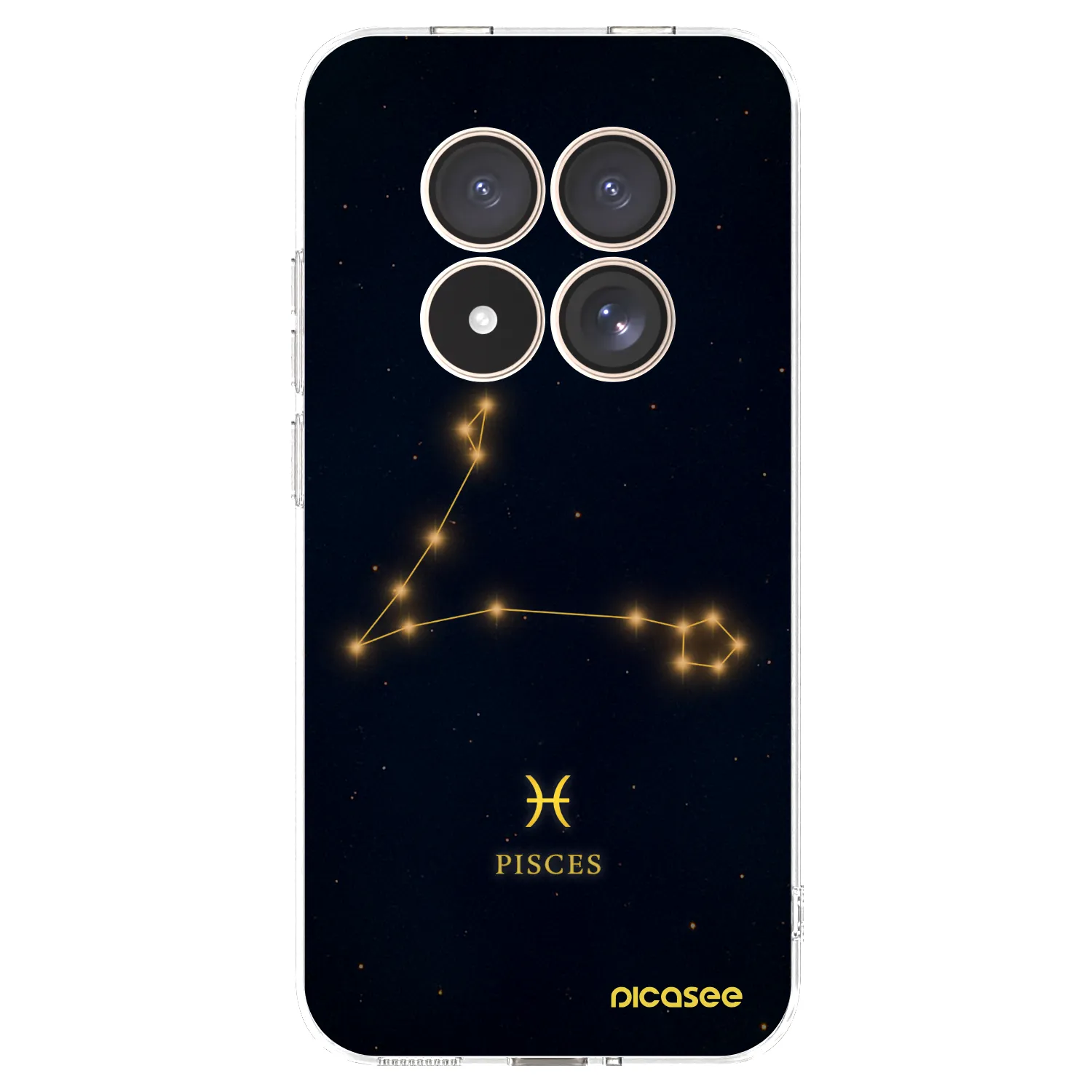 Picasee átlátszó szilikon tok az alábbi mobiltelefonokra Xiaomi Redmi Note 15 Pro 4G - PISCES