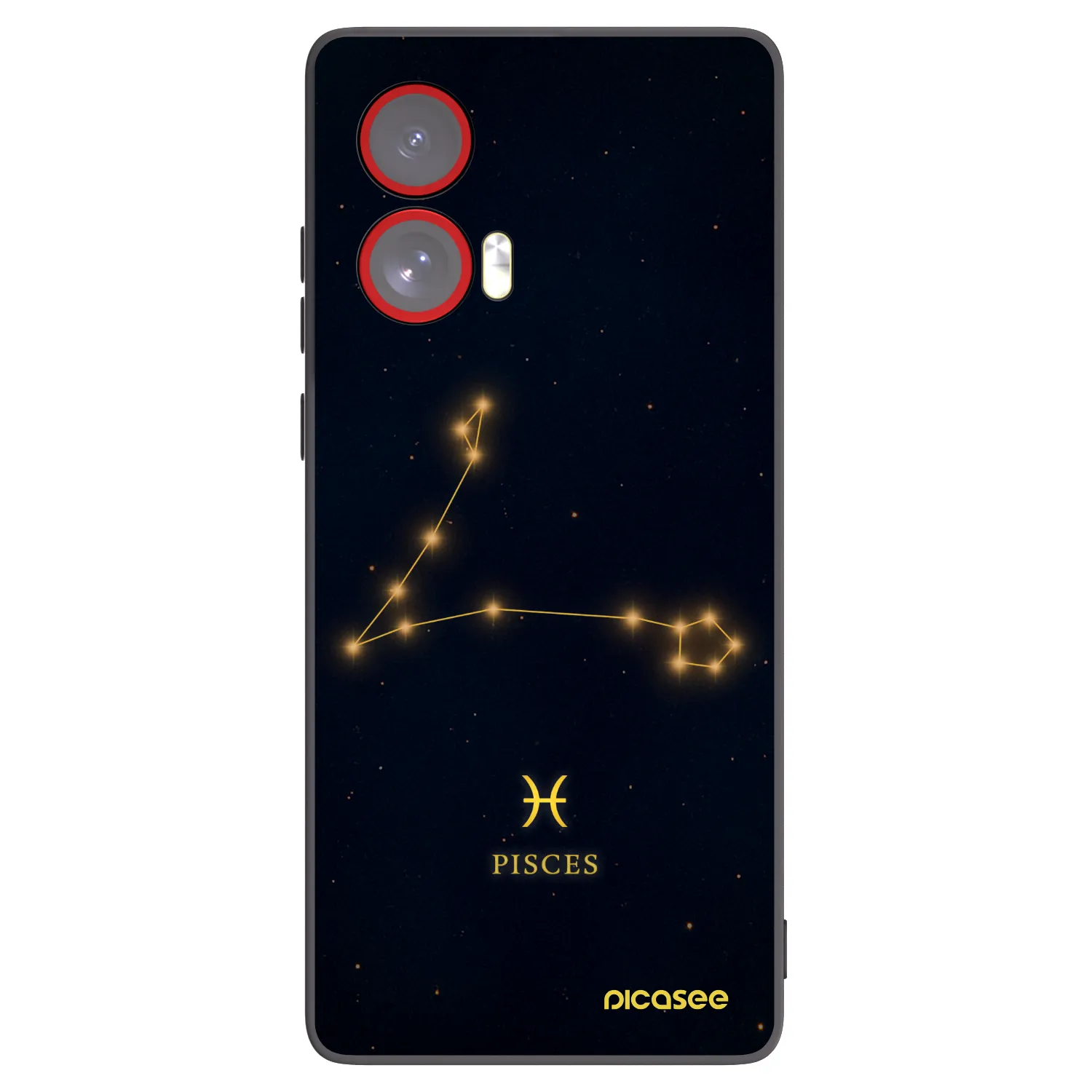 Picasee fekete szilikon tok az alábbi mobiltelefonokra Motorola Edge 50 Fusion - PISCES