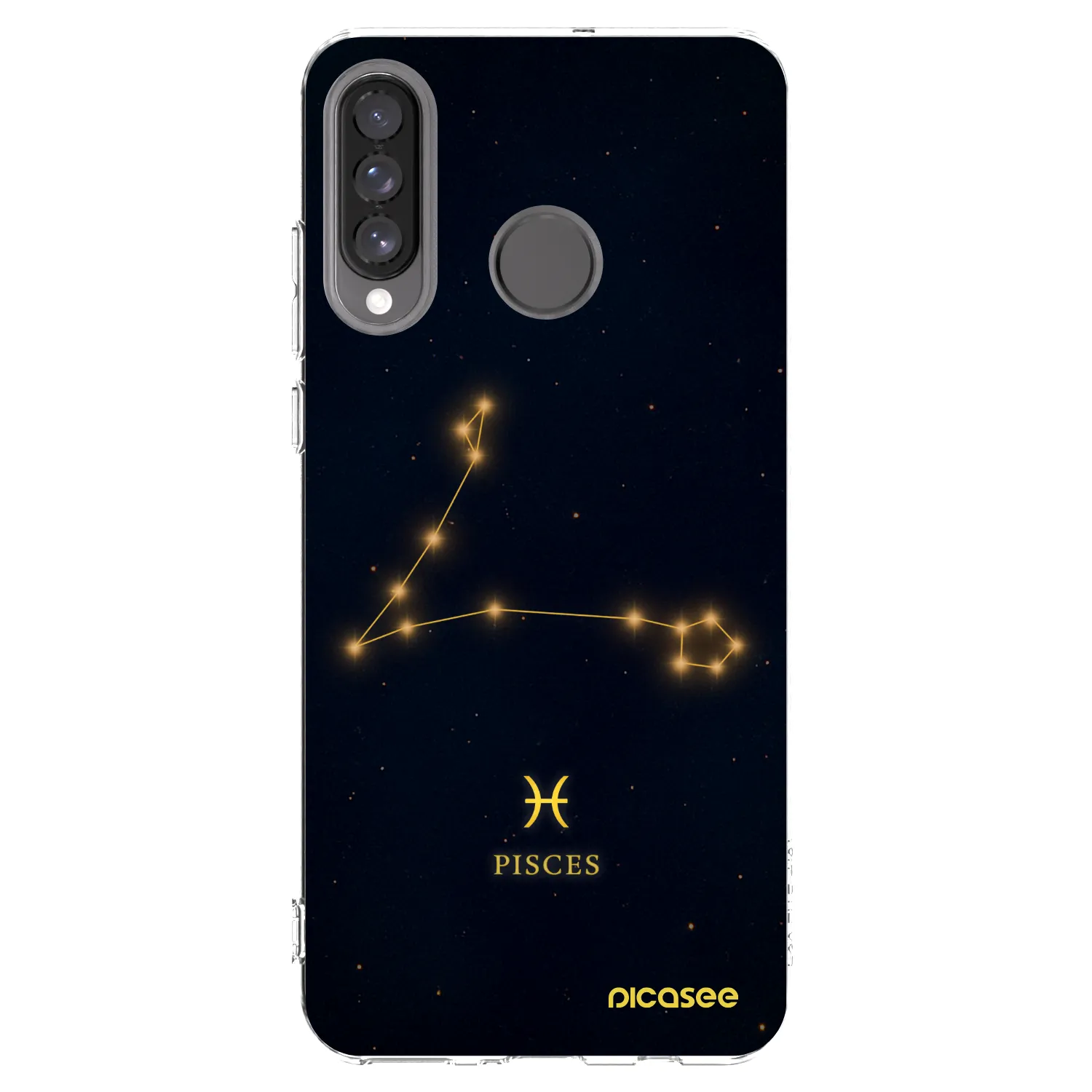 Picasee átlátszó szilikon tok az alábbi mobiltelefonokra Huawei P30 Lite - PISCES