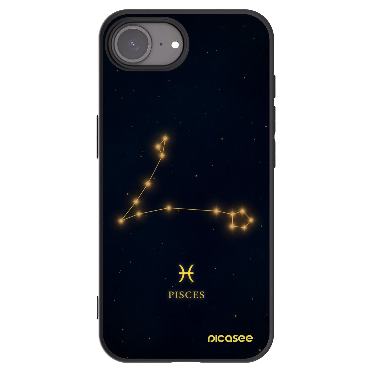 Picasee fekete szilikon tok az alábbi mobiltelefonokra Apple iPhone 17e - PISCES