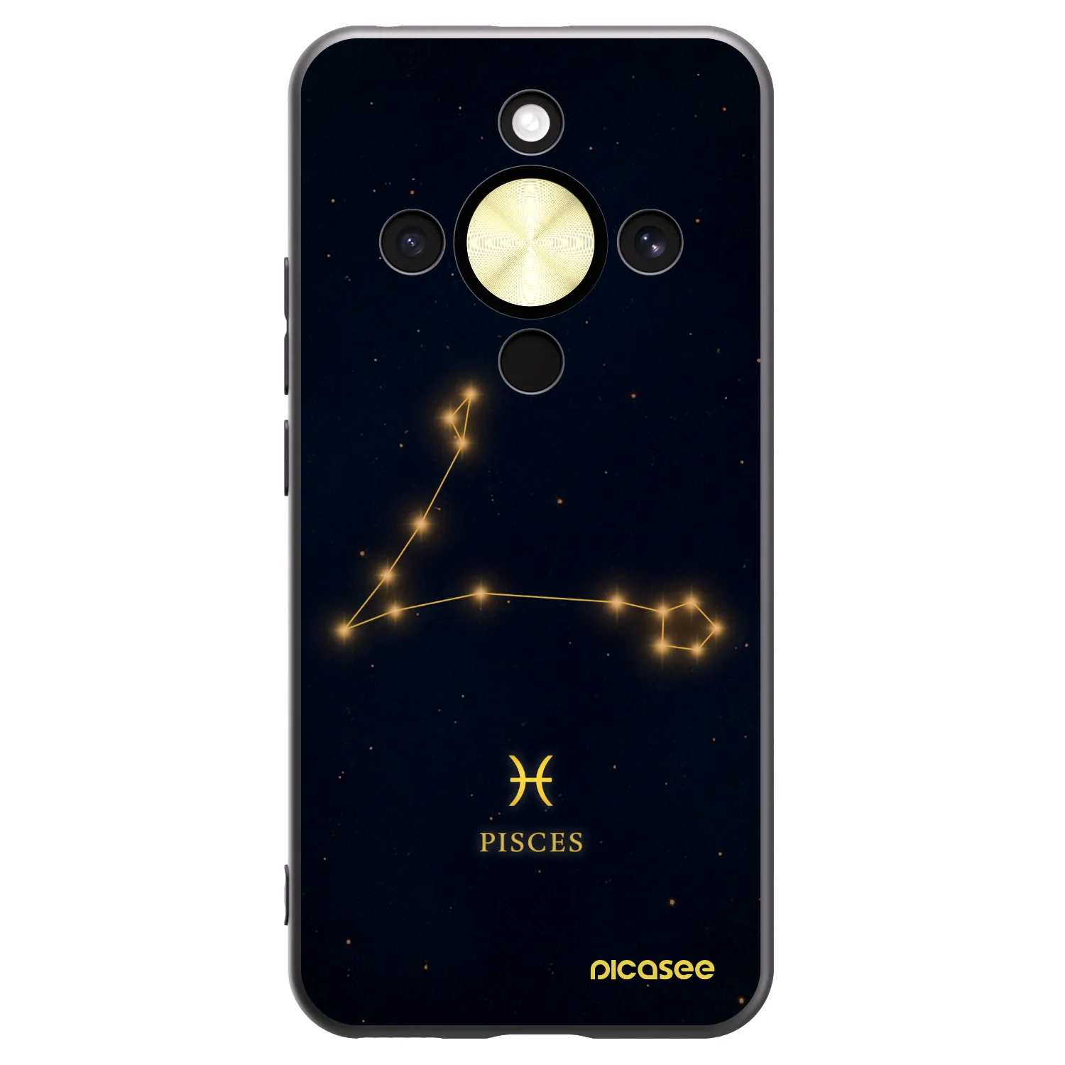 Picasee fekete szilikon tok az alábbi mobiltelefonokra Honor Magic8 Lite 5G - PISCES