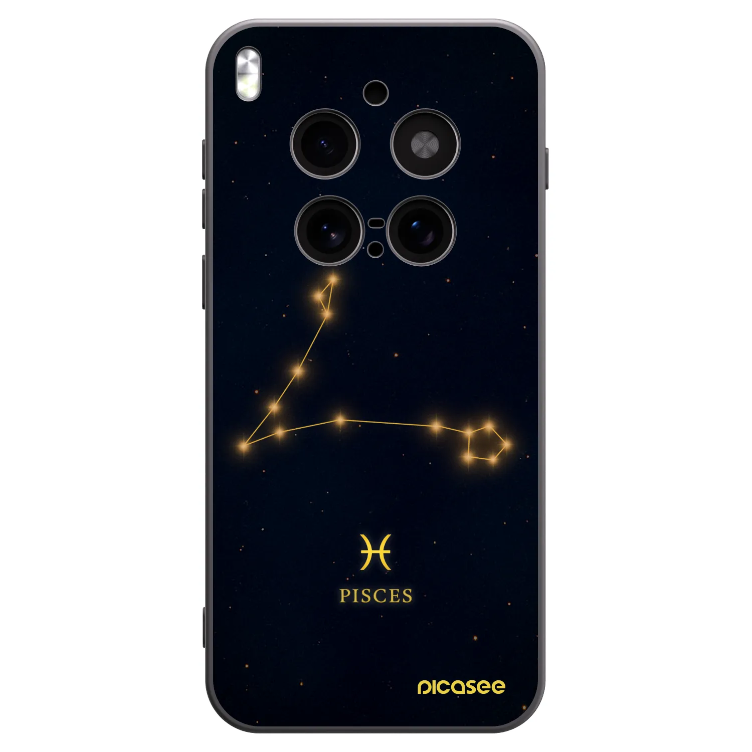 Picasee fekete szilikon tok az alábbi mobiltelefonokra Vivo X300 Pro - PISCES