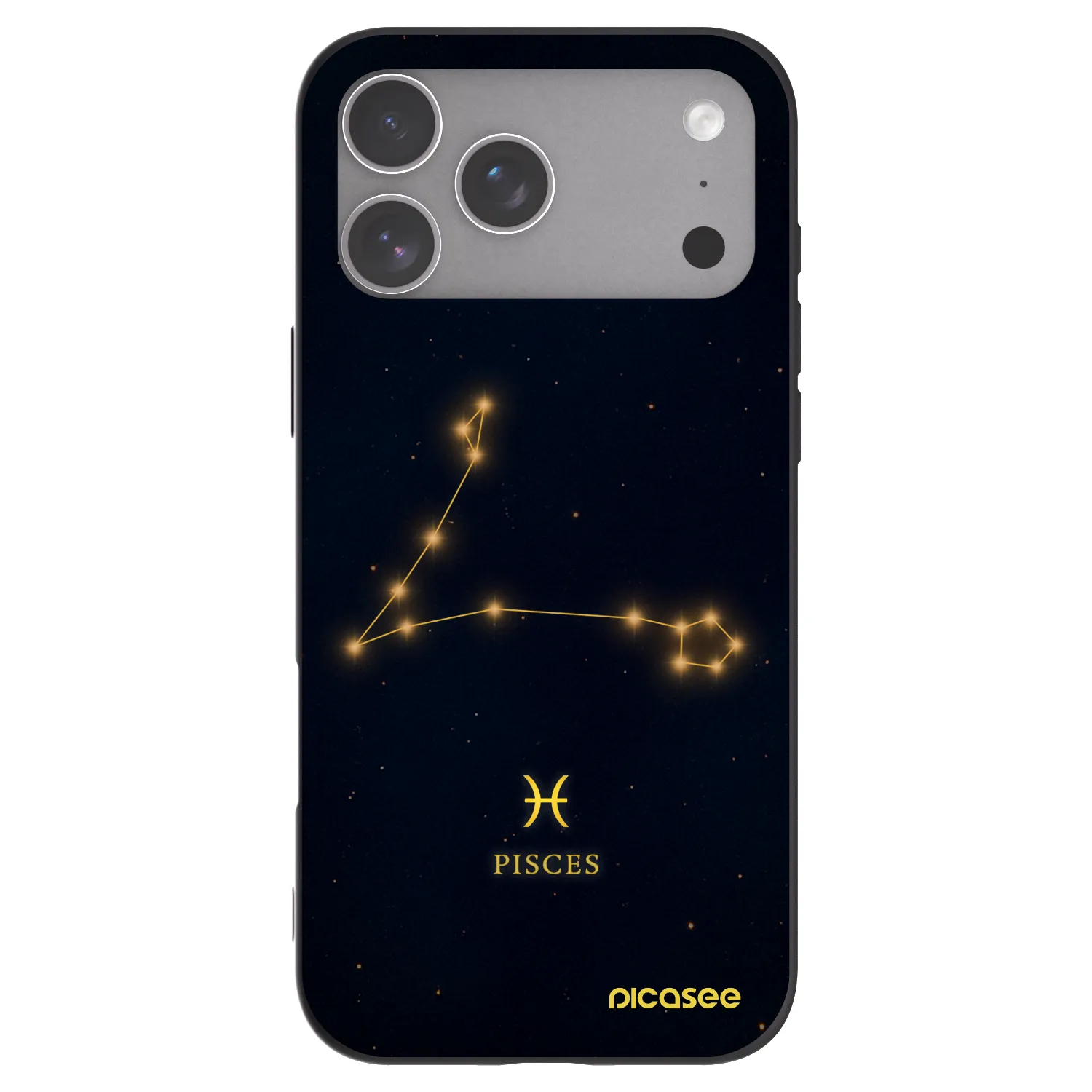 Picasee fekete szilikon tok az alábbi mobiltelefonokra Apple iPhone 18 Pro Max - PISCES