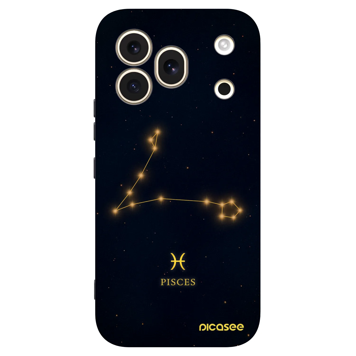 Picasee fekete szilikon tok az alábbi mobiltelefonokra Honor 600 Pro - PISCES