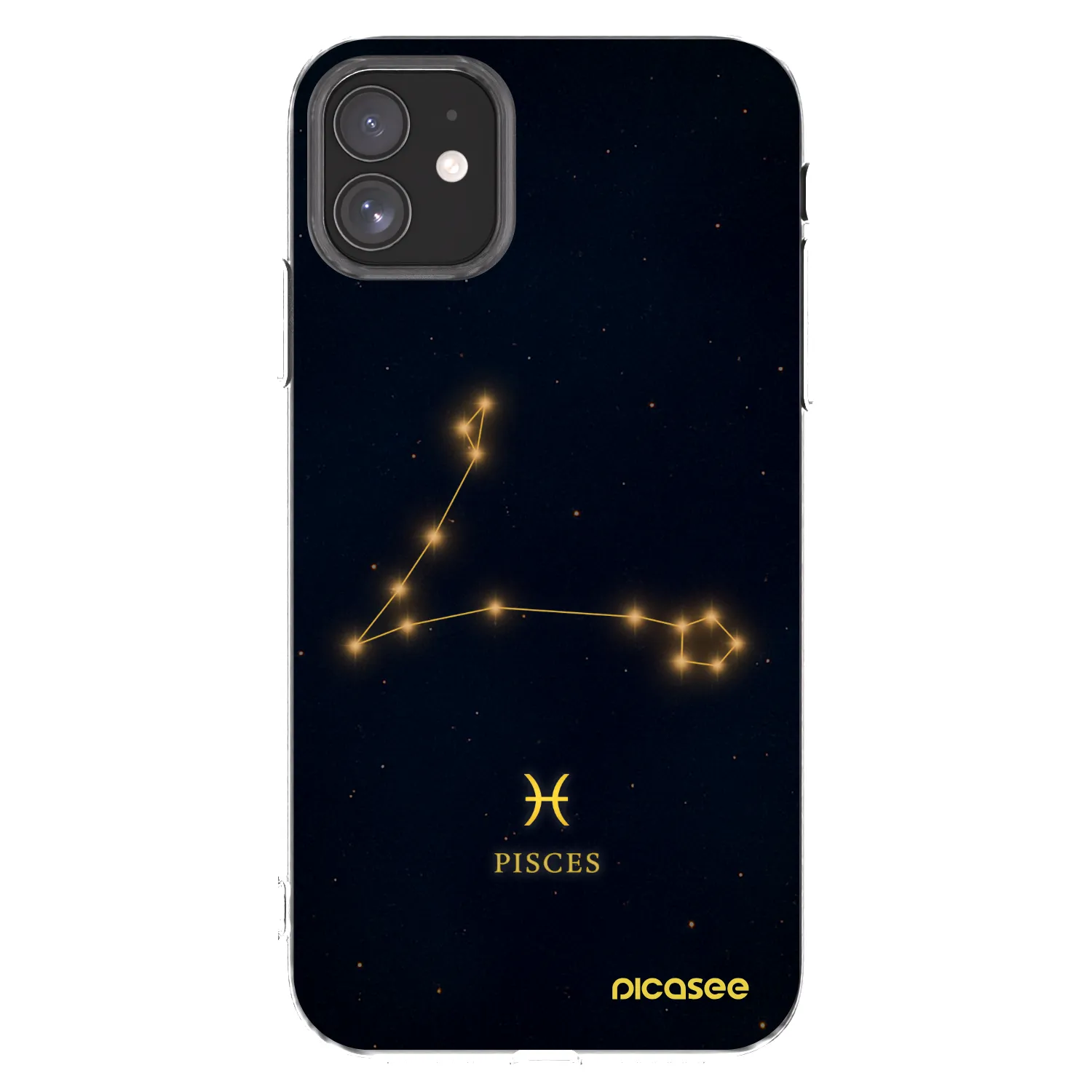 Picasee átlátszó szilikon tok az alábbi mobiltelefonokra Apple iPhone 11 - PISCES