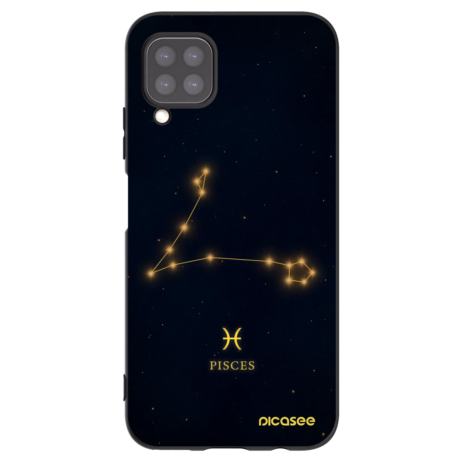 Picasee fekete szilikon tok az alábbi mobiltelefonokra Huawei P40 Lite - PISCES